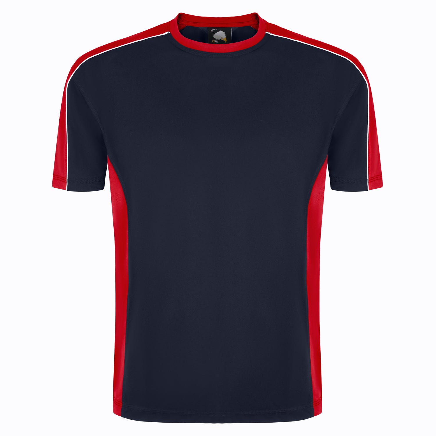 Orn Avocet Wicking T-Shirt - Navy - Red - 1008 - Navy - Red - Customisable T-Shirts & Poloshirts