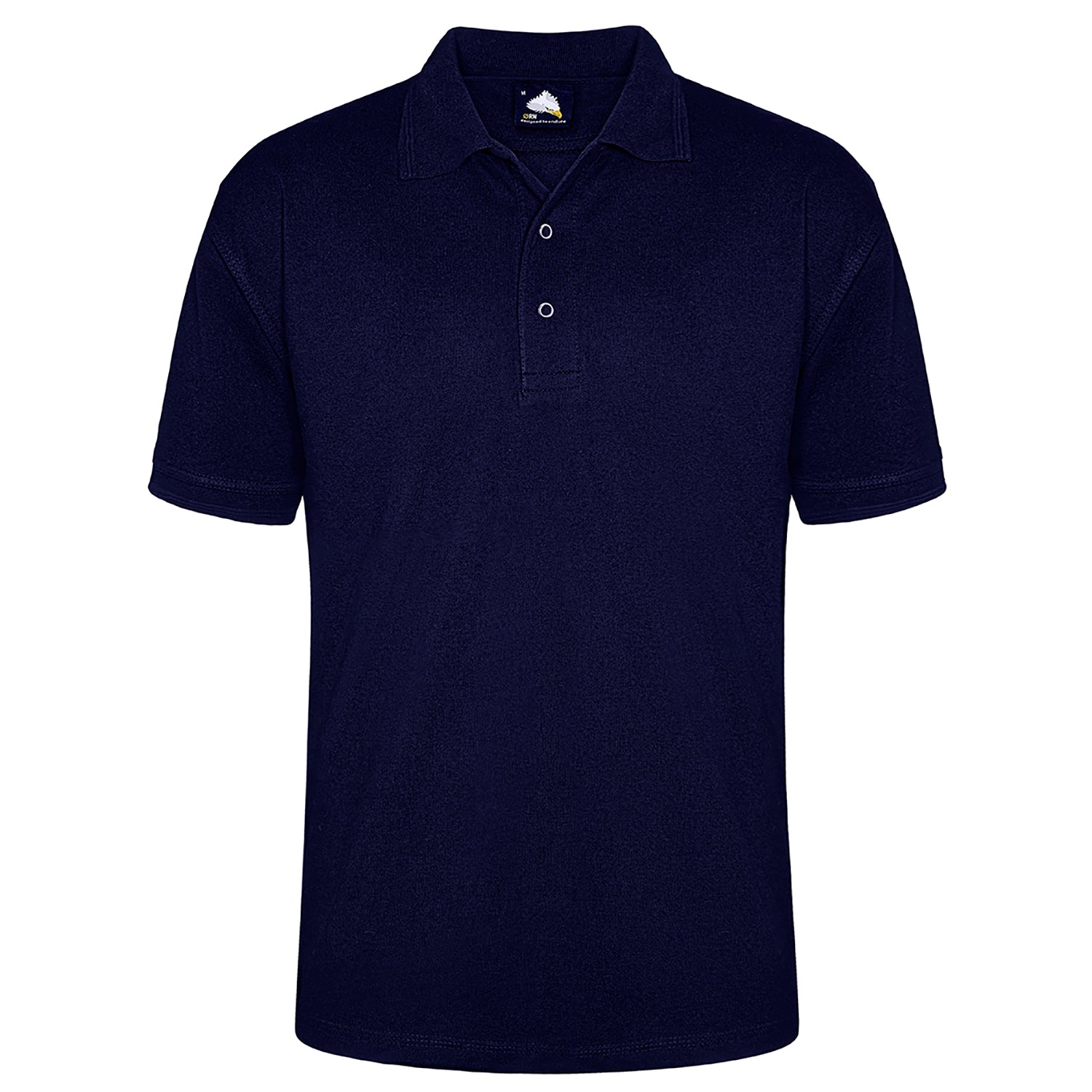 Orn Warbler Stud Poloshirt - Navy - 1158 - Navy - Customisable T-Shirts & Poloshirts