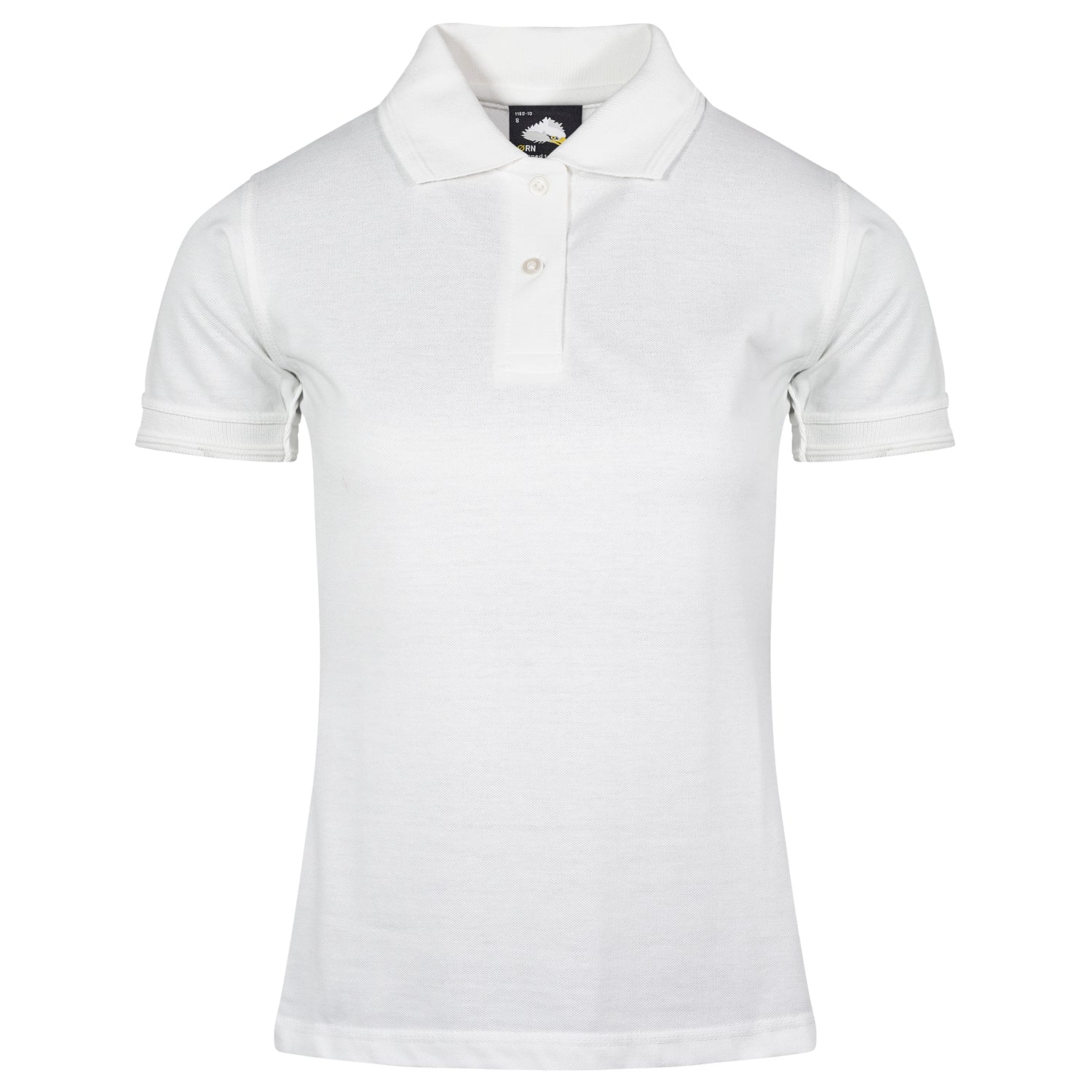 Orn Ladies Eagle Poloshirt - White - 1160 - White - Customisable T-Shirts & Poloshirts