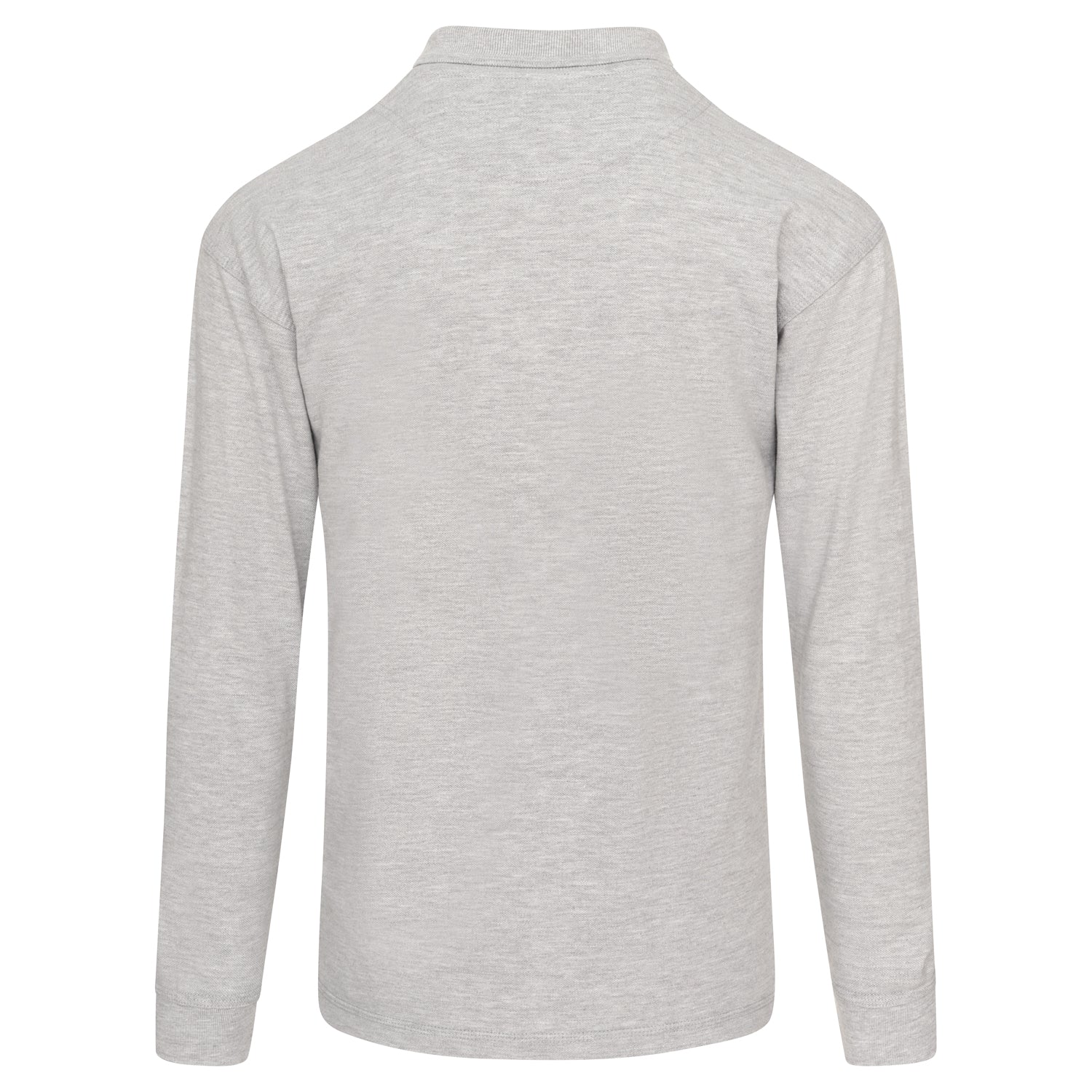 Orn Weaver Long Sleeved Poloshirt - Ash - 1170 - - Customisable T-Shirts & Poloshirts