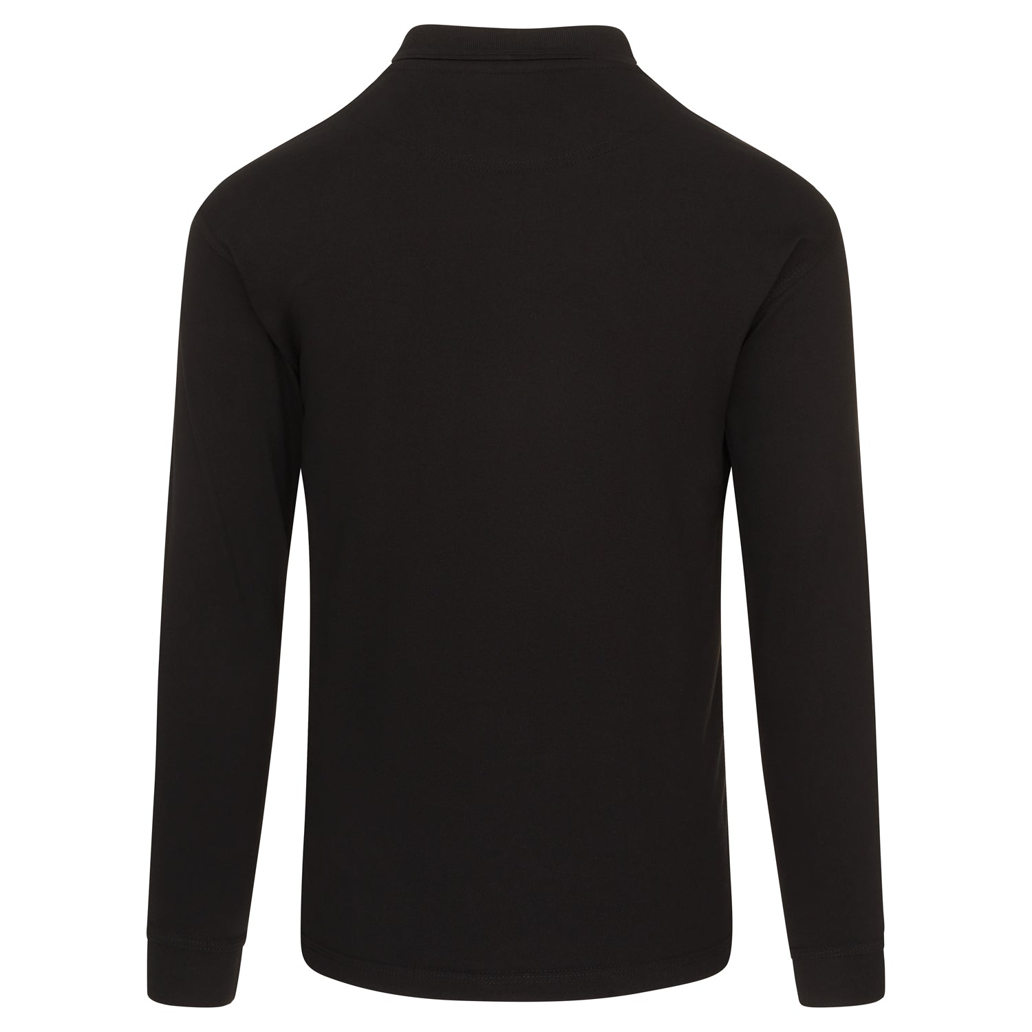 Orn Weaver Long Sleeved Poloshirt - Black - 1170 - - Customisable T-Shirts & Poloshirts
