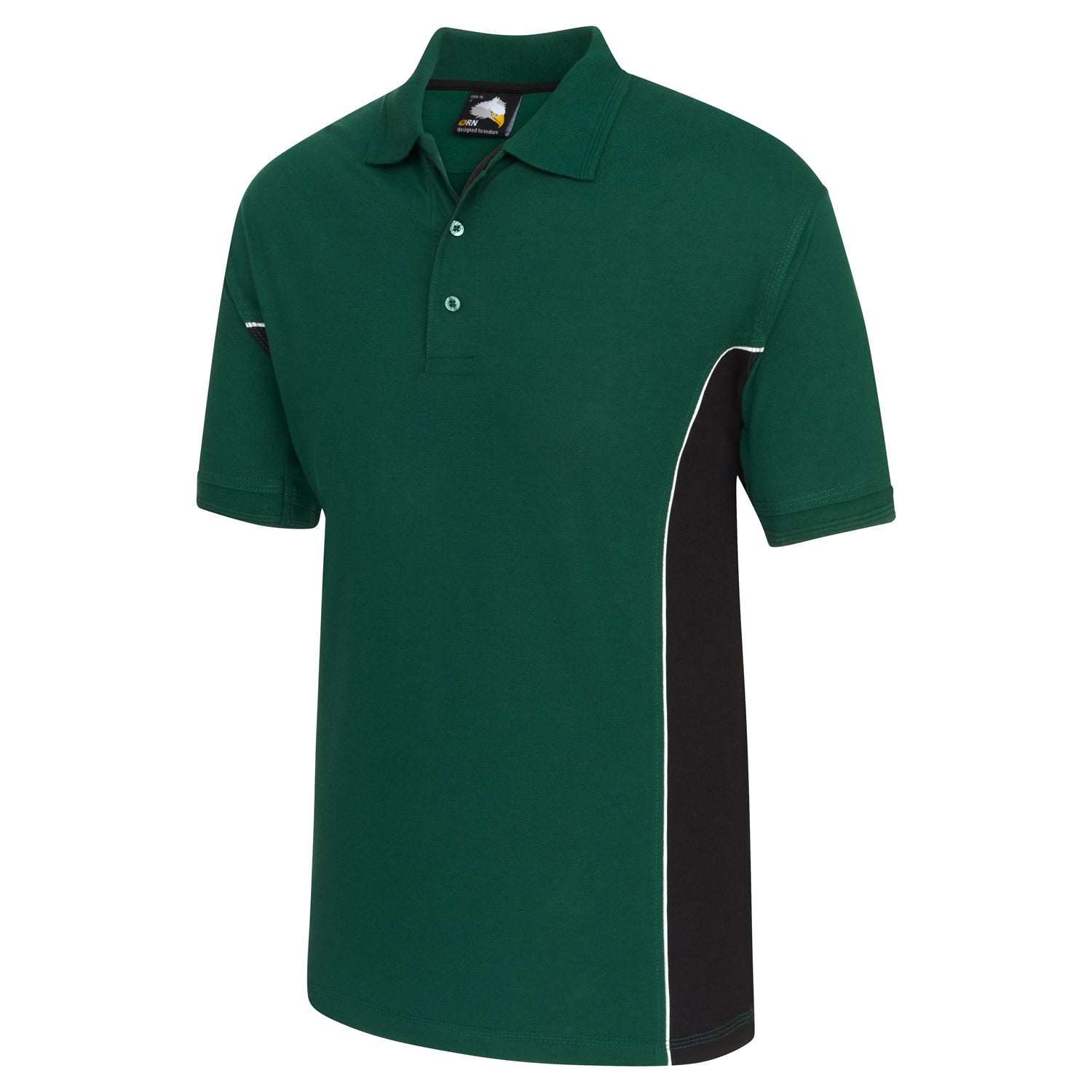 Orn Silverswift Poloshirt - Bottle - Black - 1180 - - Customisable T-Shirts & Poloshirts