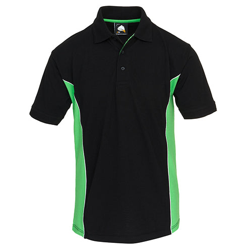 Orn Silverswift Poloshirt - Black - Lime - 1180 - Black - Lime - Customisable T-Shirts & Poloshirts