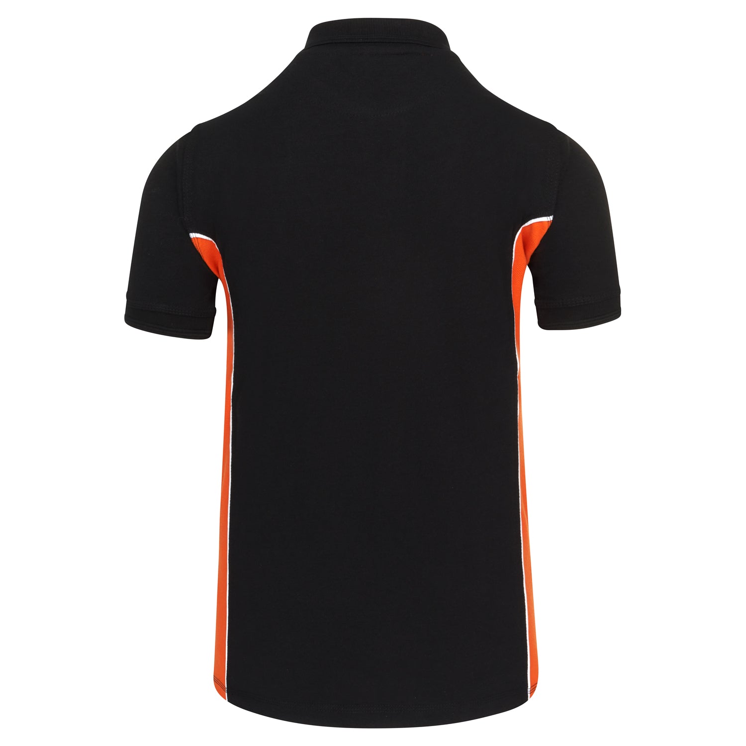 Orn Silverswift Poloshirt - Black - Orange - 1180 - - Customisable T-Shirts & Poloshirts
