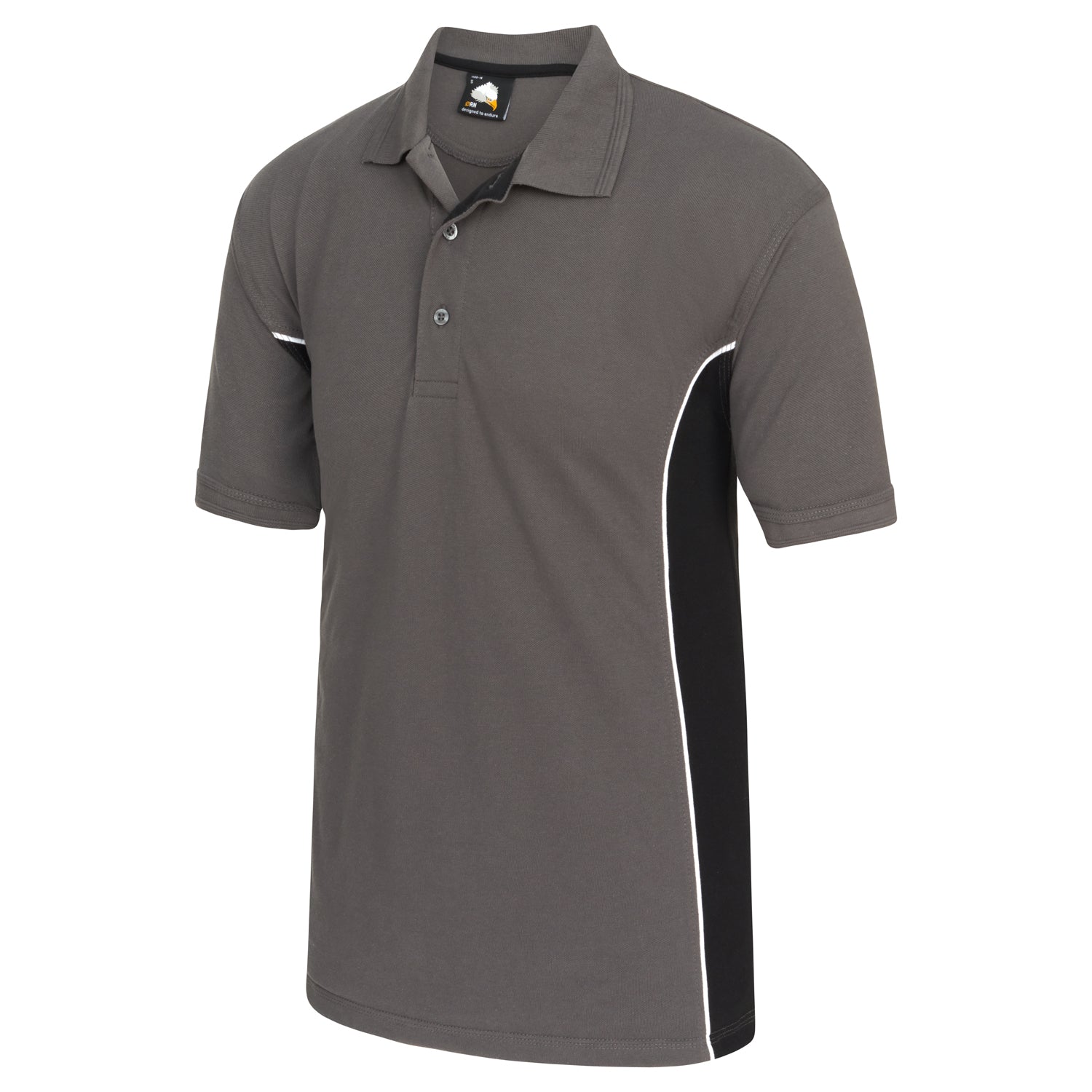 Orn Silverswift Poloshirt - Graphite - Black - 1180 - - Customisable T-Shirts & Poloshirts