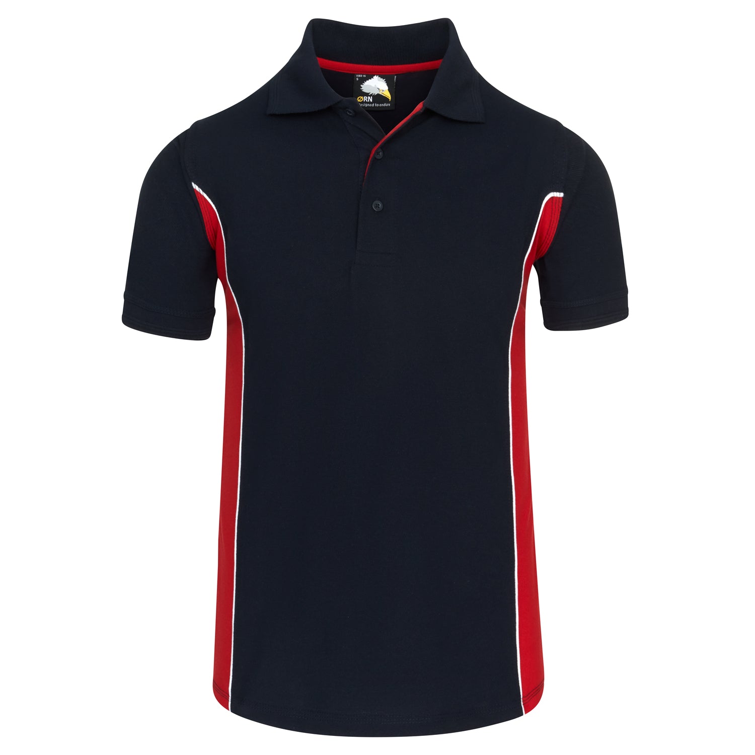 Orn Silverswift Poloshirt - Navy - Red - 1180 - Navy - Red - Customisable T-Shirts & Poloshirts
