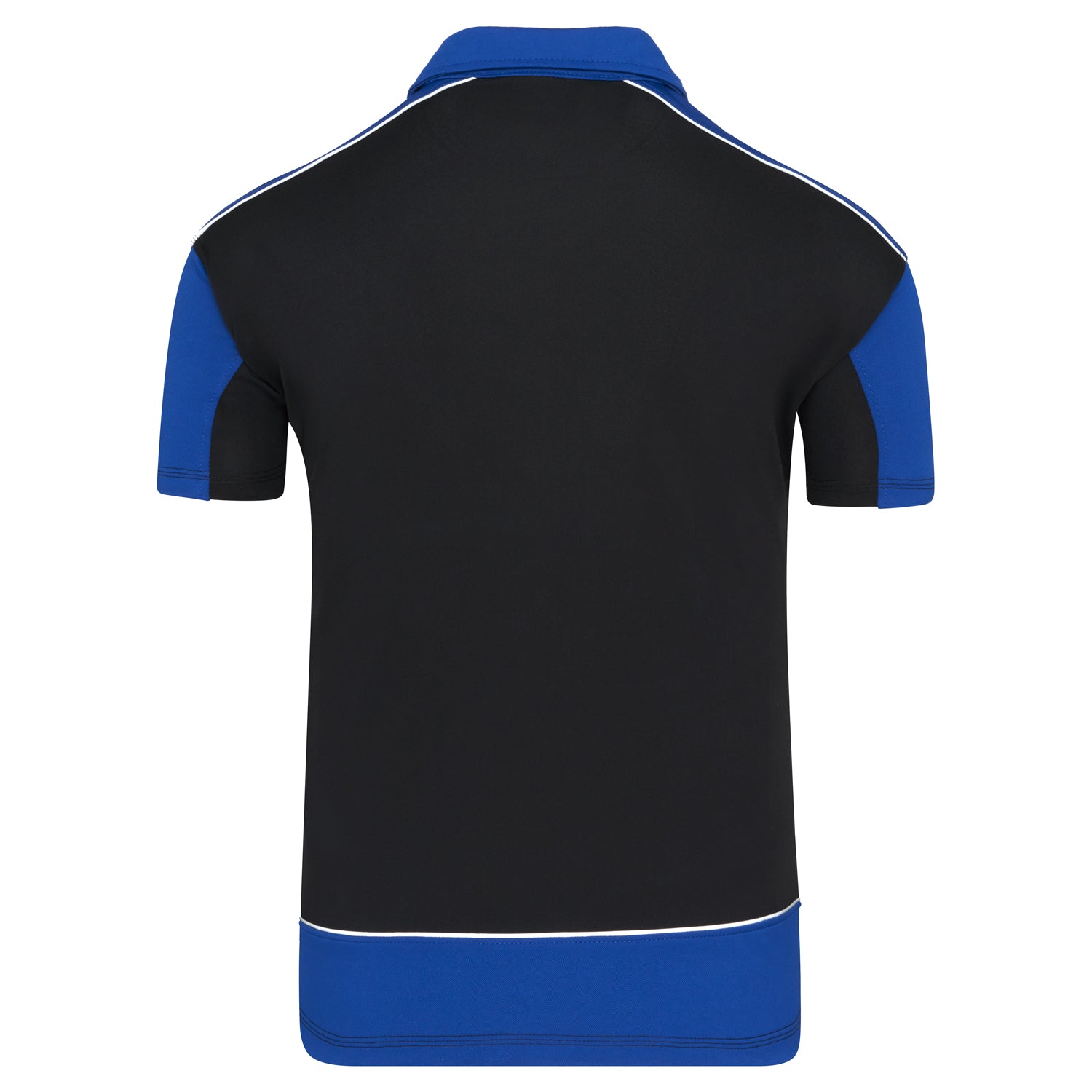 Orn Fireback Wicking Poloshirt - Black - Royal - 1183 - - Customisable T-Shirts & Poloshirts