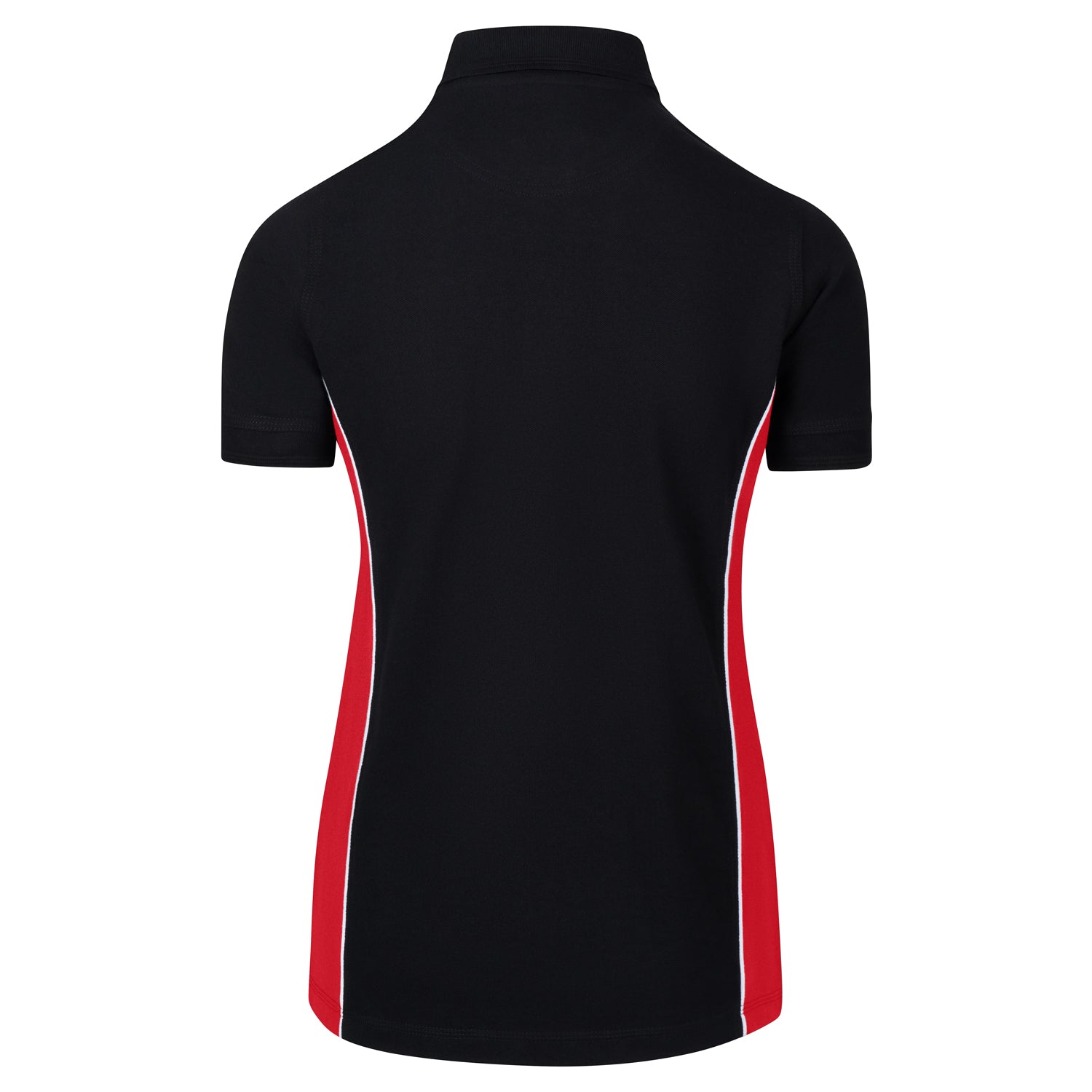 Orn Ladies Silverswift Poloshirt - Black - Red - 1186 - - Customisable T-Shirts & Poloshirts