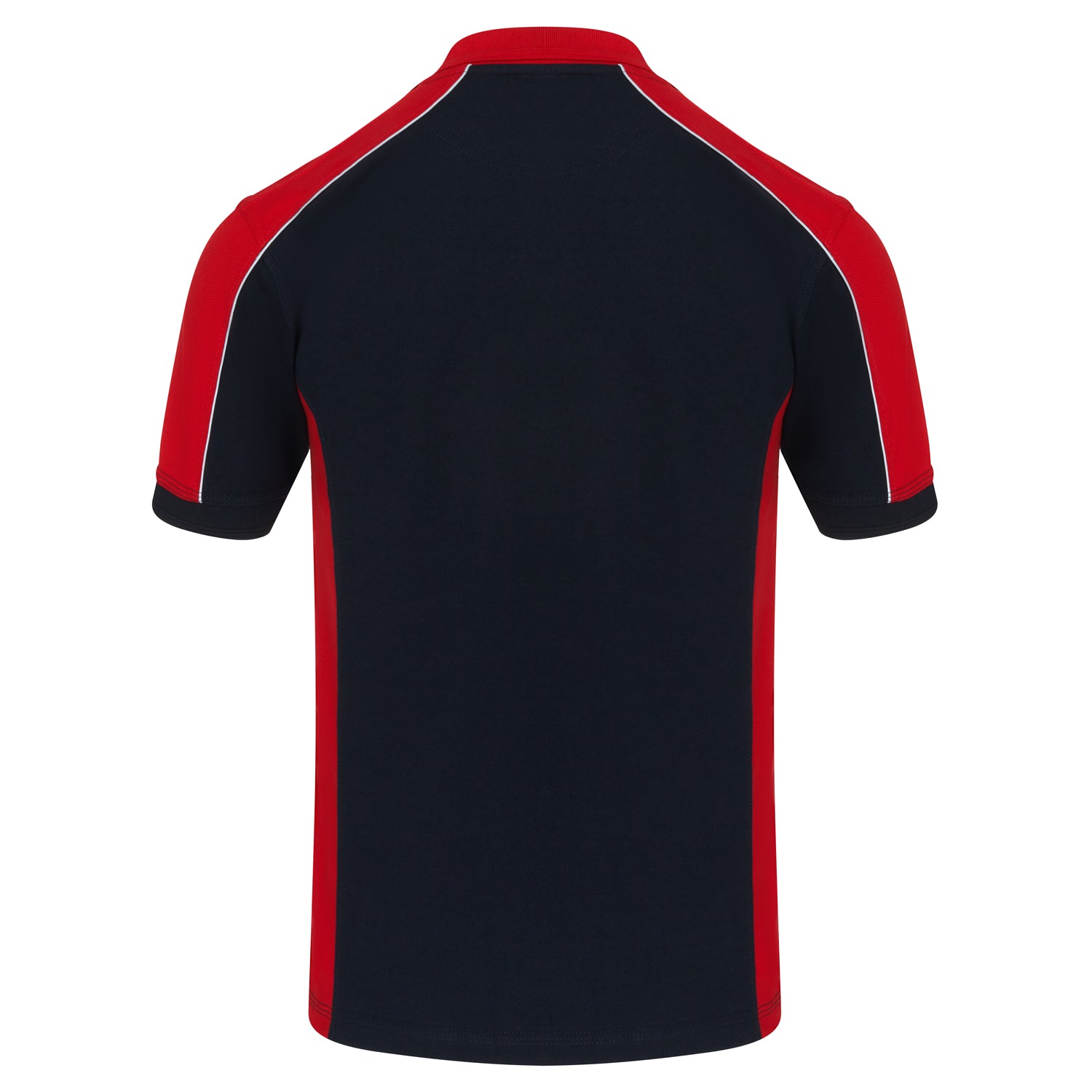 Orn Avocet Poloshirt - Black - Red - 1188 - - Customisable T-Shirts & Poloshirts
