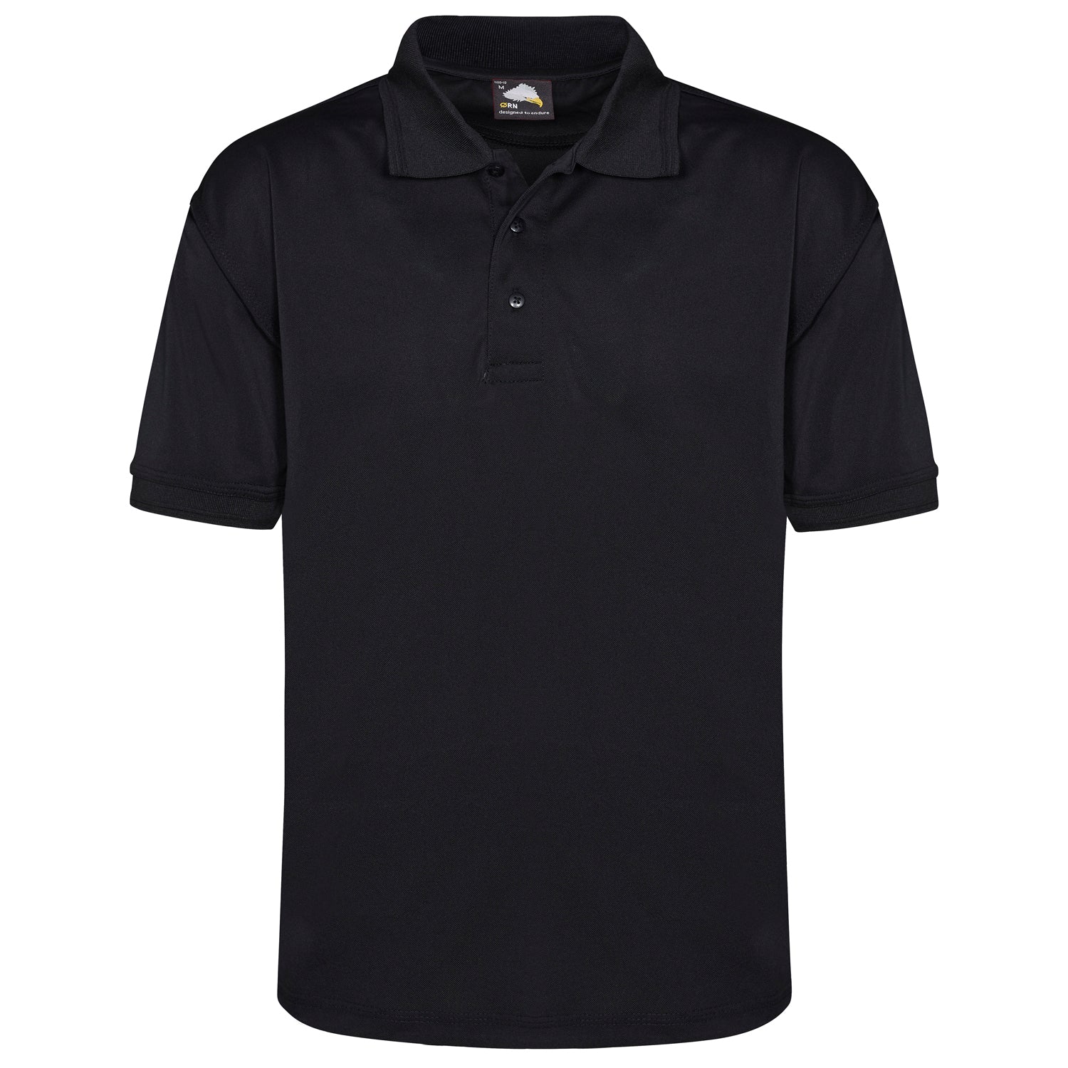 Orn Oriole Wicking Poloshirt - Black - 1190 - Black - Customisable T-Shirts & Poloshirts