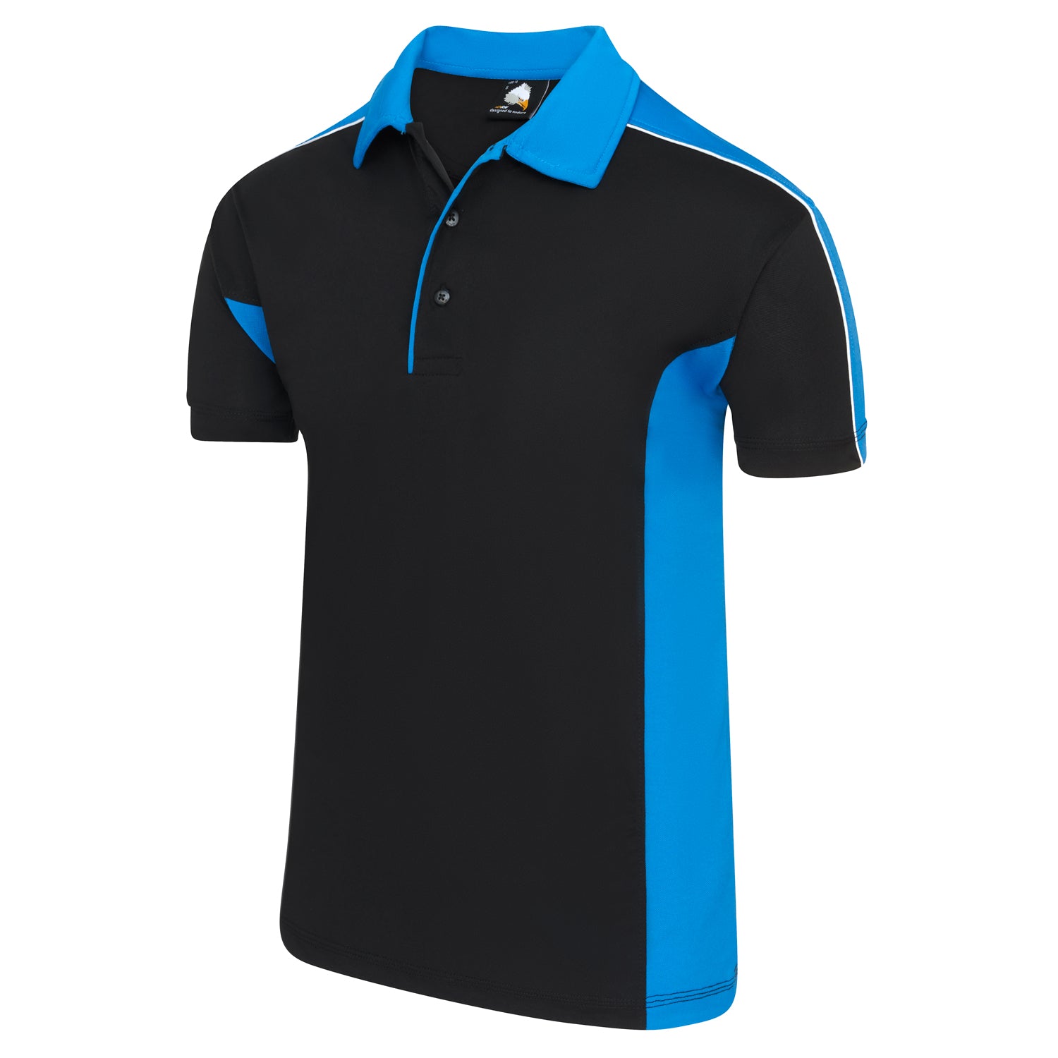 Orn Avocet Wicking Poloshirt - Black - Reflex - 1198 - - Customisable T-Shirts & Poloshirts