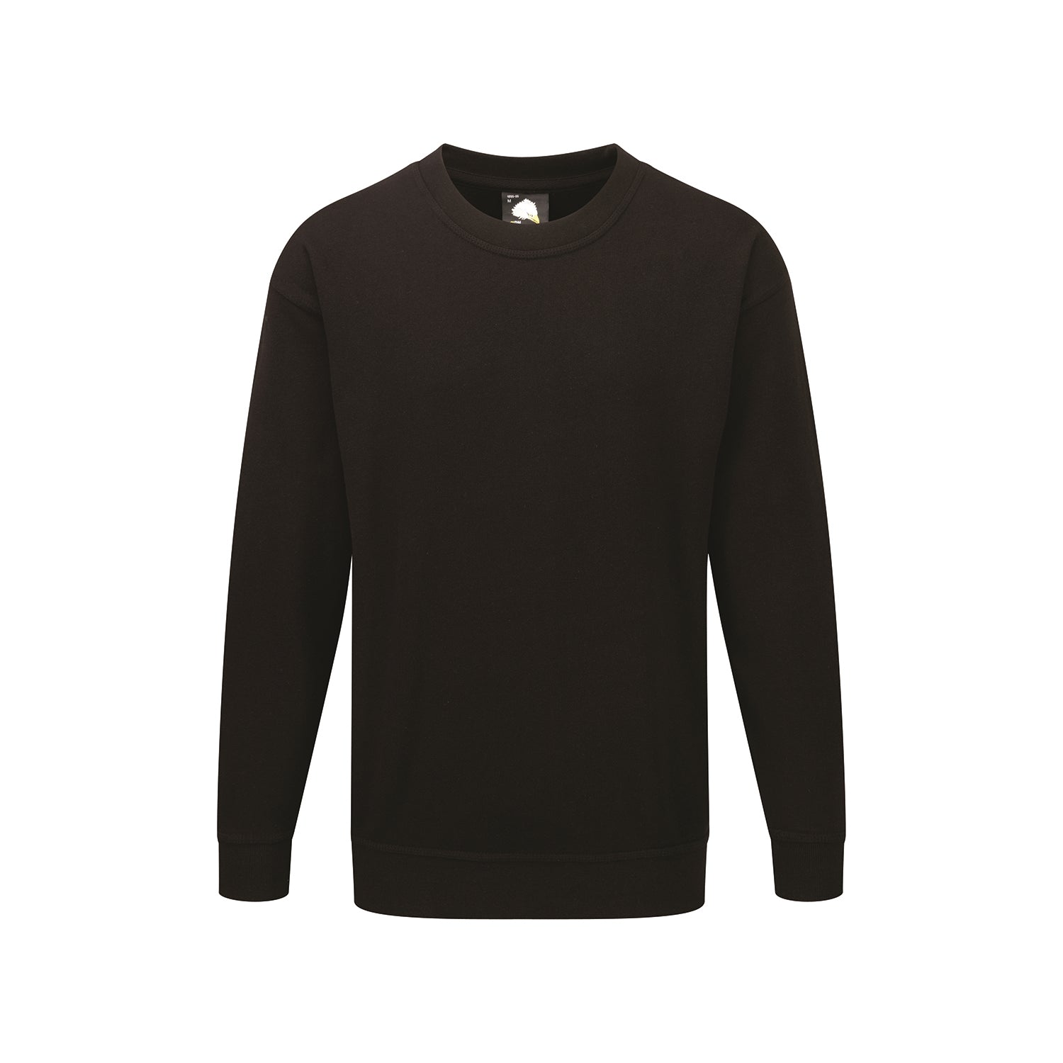 Orn Seagull 100% Cotton Sweatshirt - Black - 1255 - Black - Customisable Sweatshirts & Hoodies