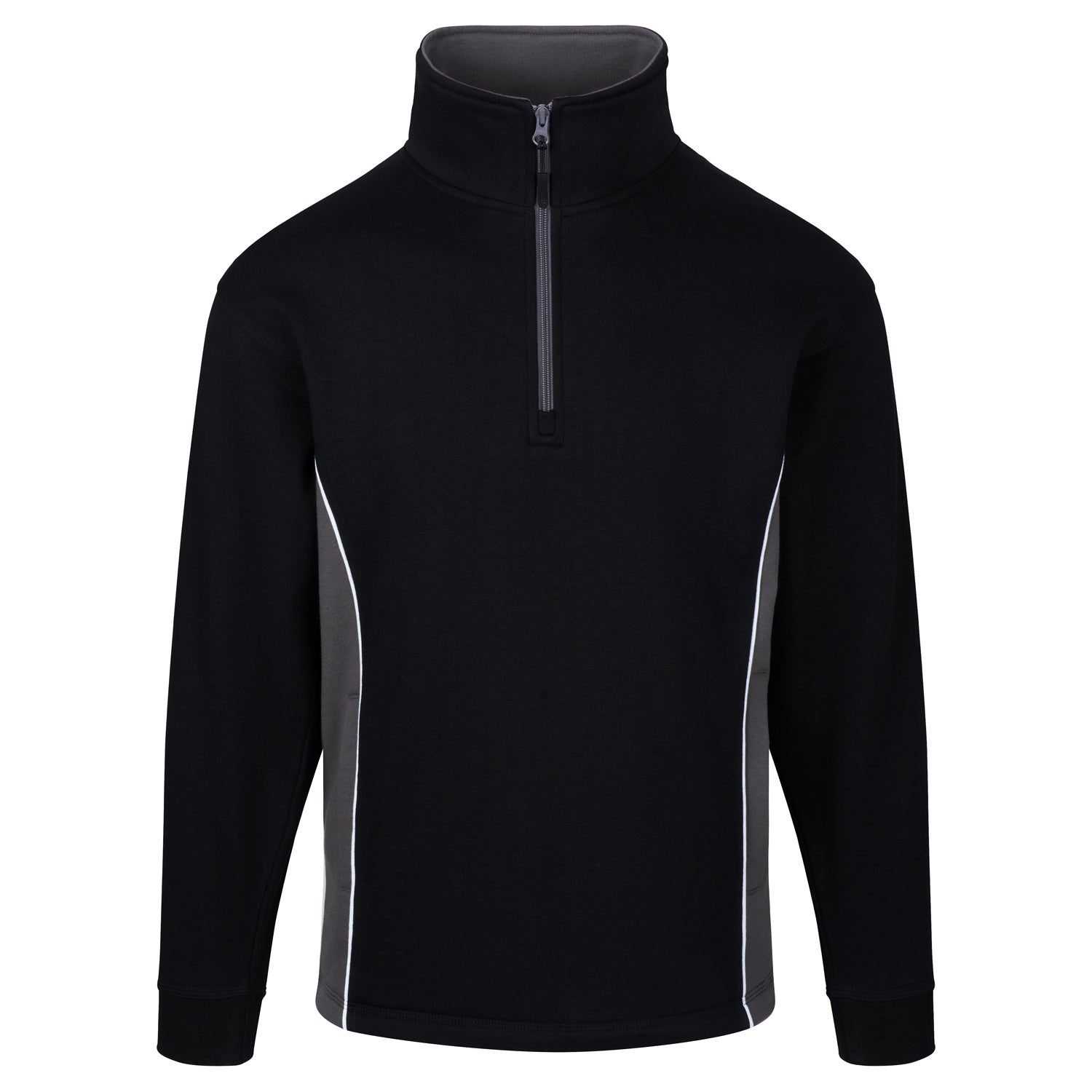 Orn Silverswift Quarter Zip Sweatshirt - Black - Graphite - 1278 - Black - Graphite - Customisable Sweatshirts & Hoodies