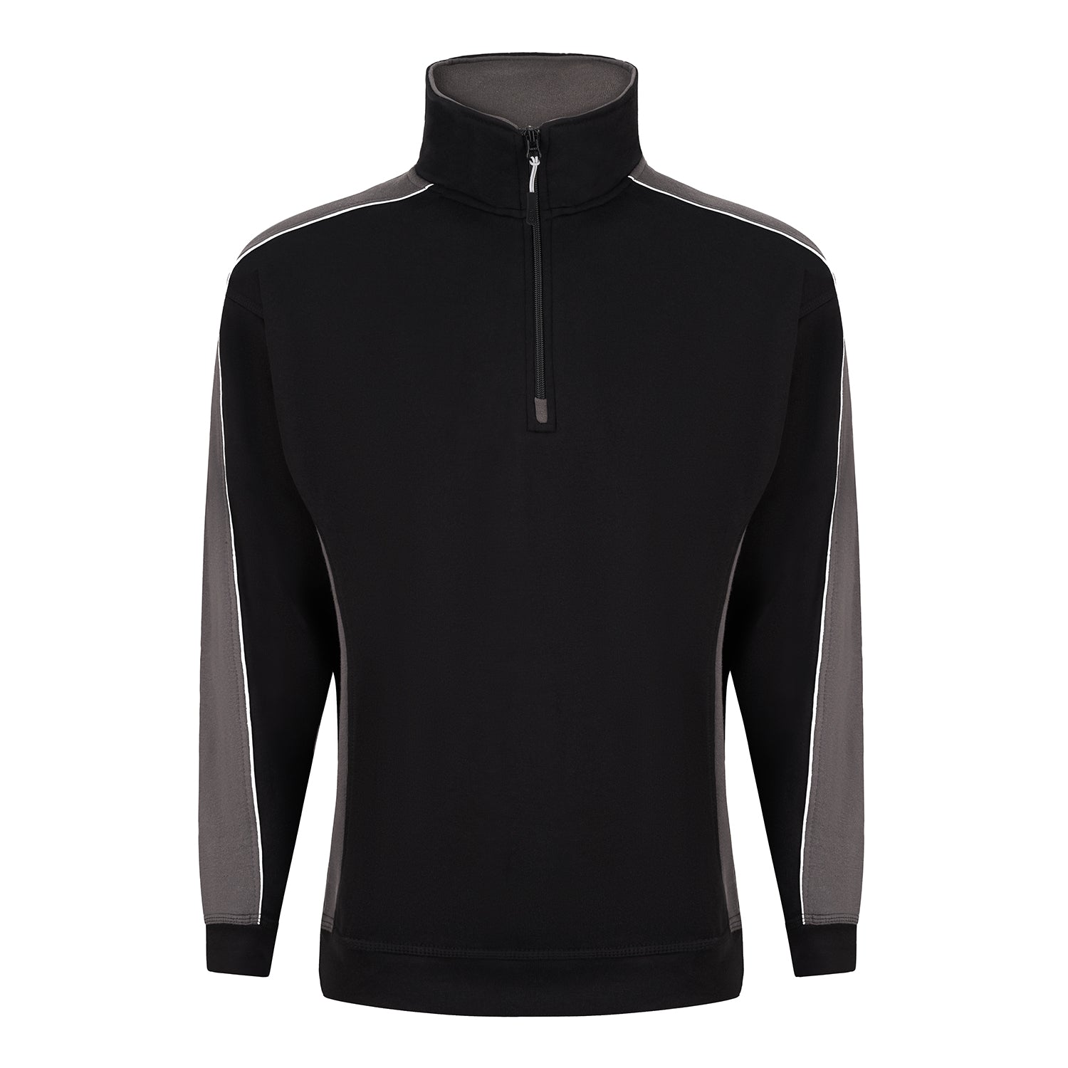 Orn Avocet Quarter Zip Sweatshirt - Black - Graphite - 1288 - Black - Graphite - Customisable Sweatshirts & Hoodies