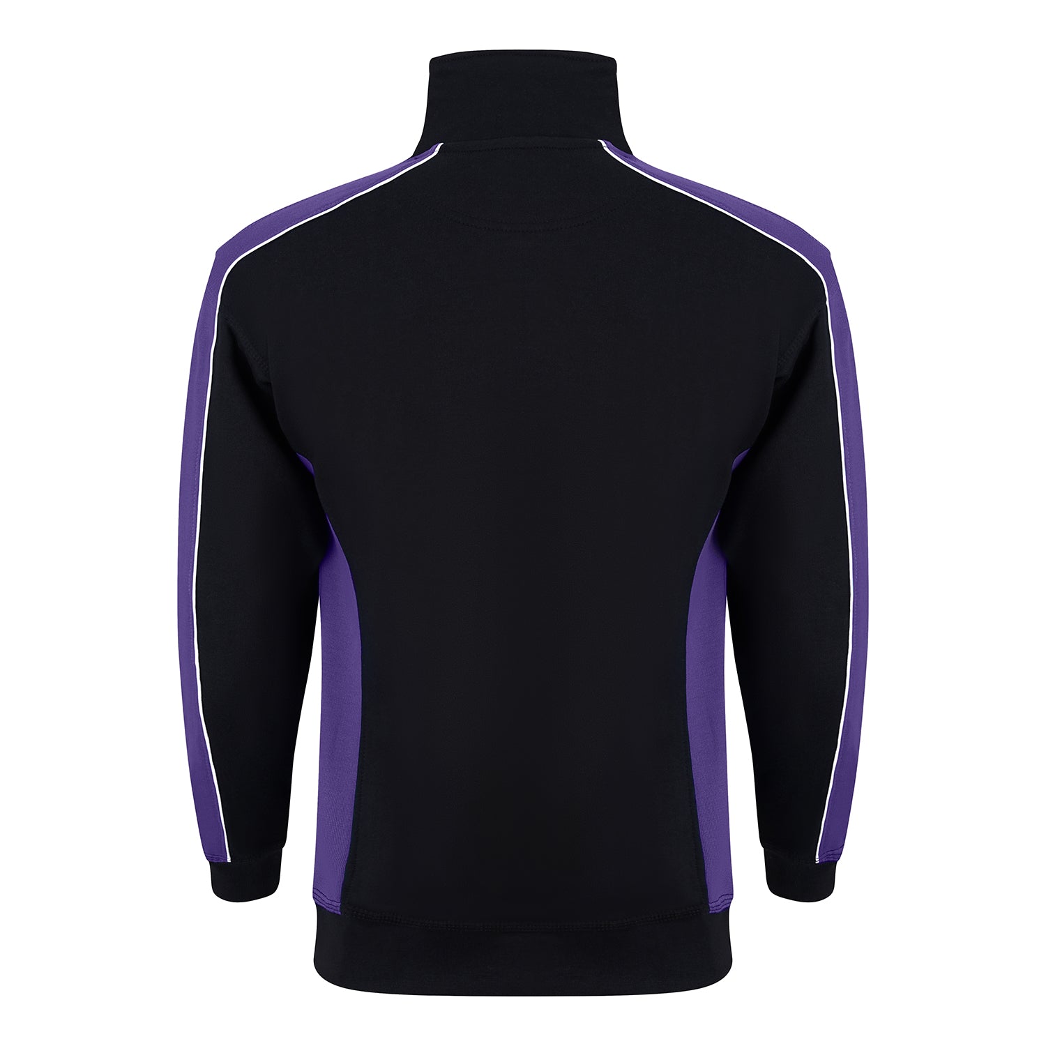 Orn Avocet Quarter Zip Sweatshirt - Black - Purple - 1288 - - Customisable Sweatshirts & Hoodies