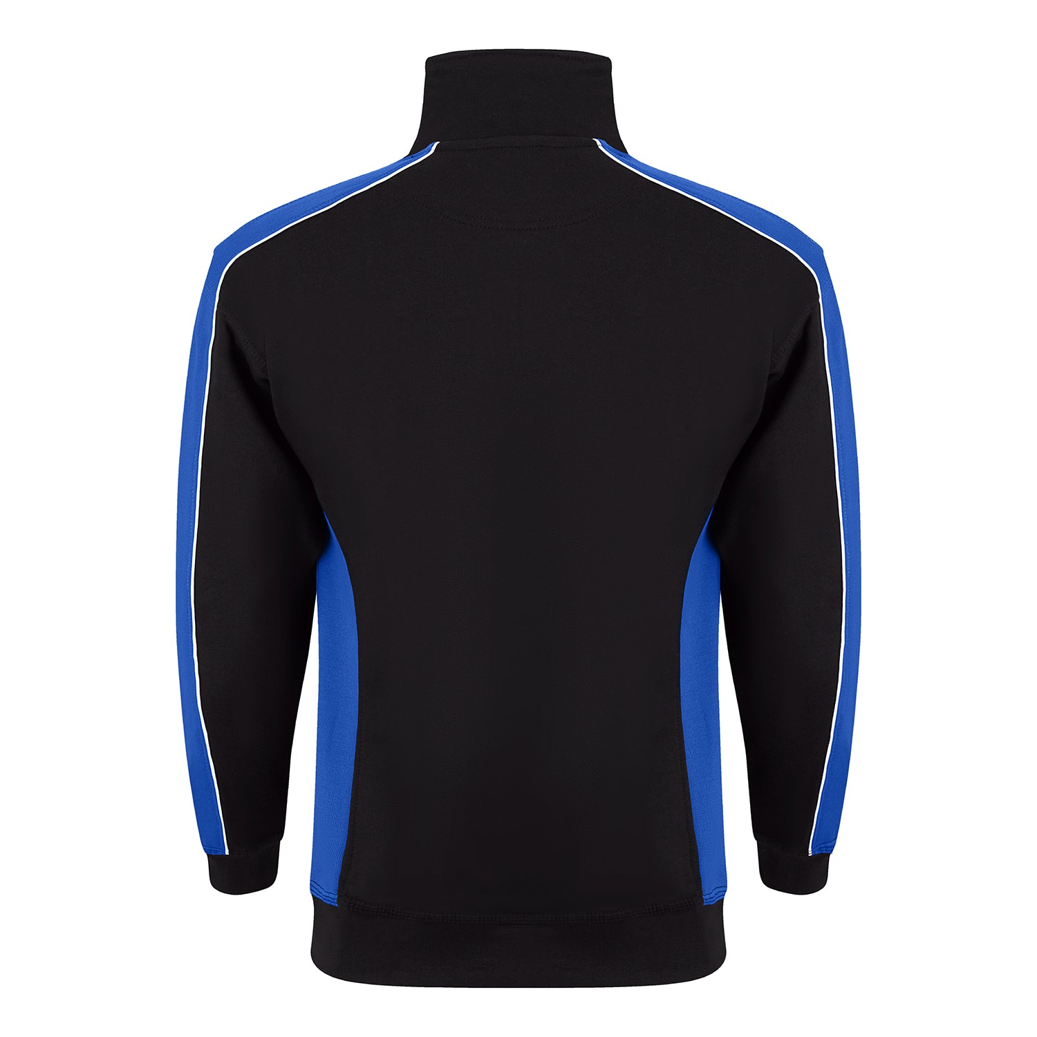 Orn Avocet Quarter Zip Sweatshirt - Black - Royal - 1288 - - Customisable Sweatshirts & Hoodies