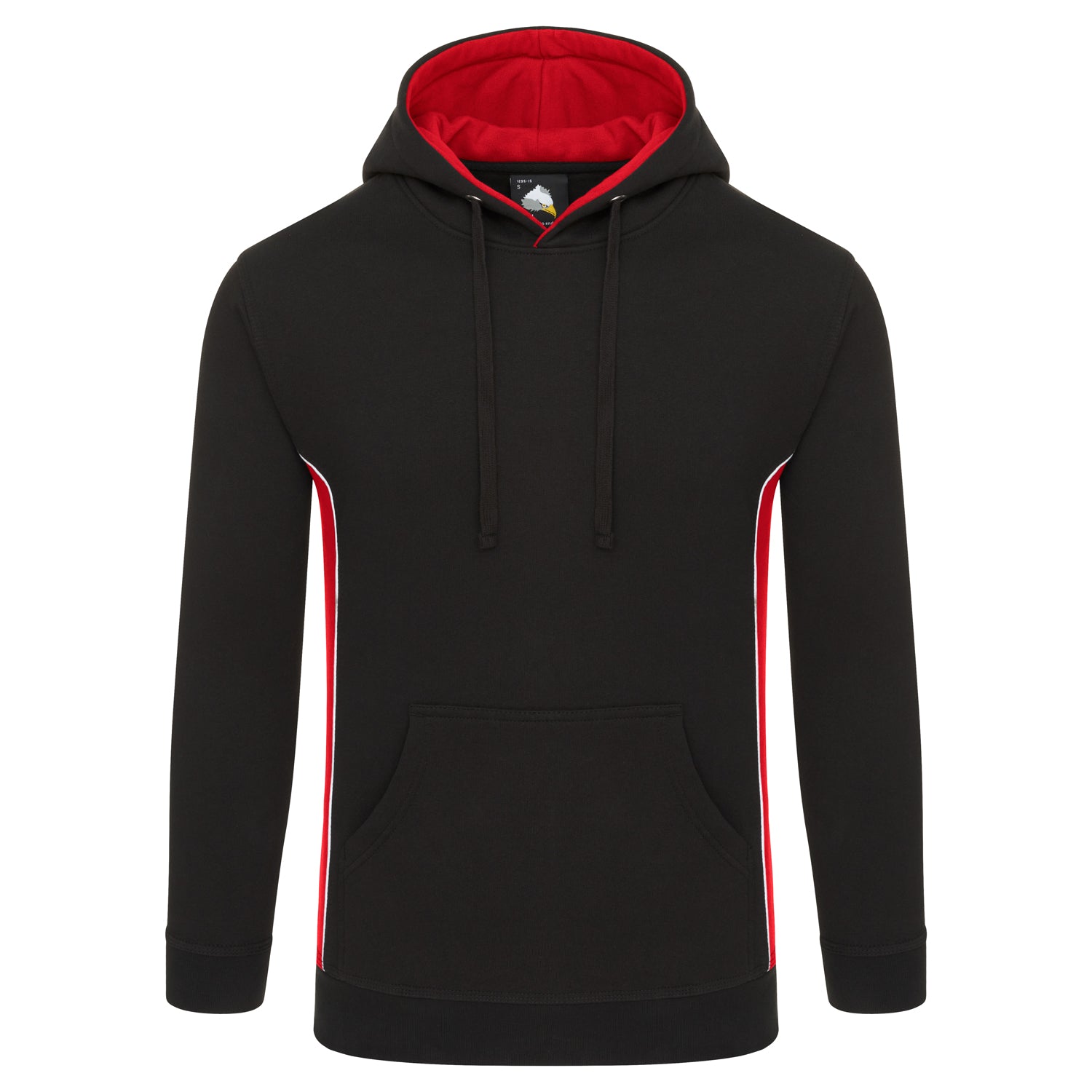 Orn Silverswift Hoodie - Black - Red - 1295 - Black - Red - Customisable Sweatshirts & Hoodies