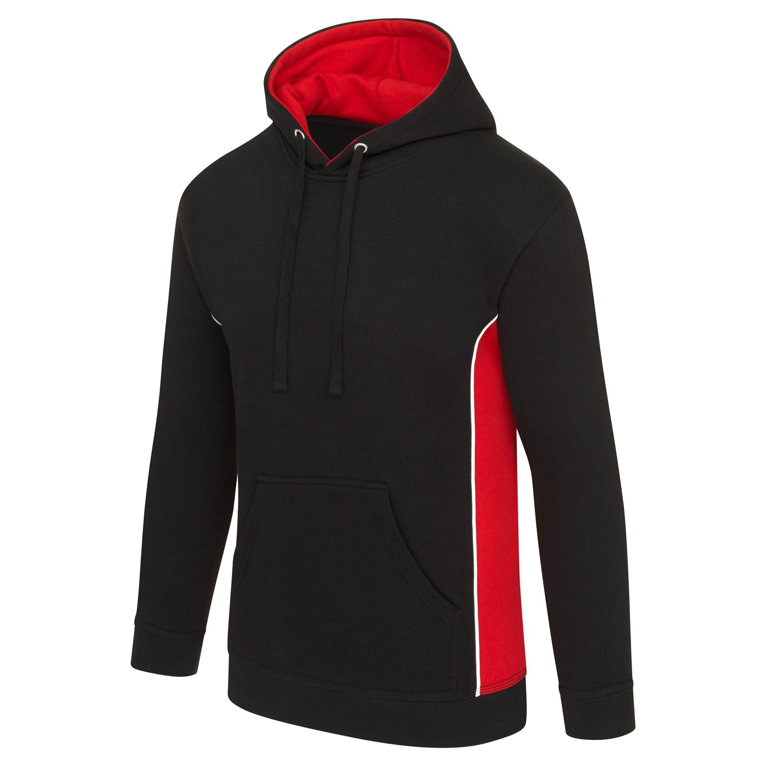 Orn Silverswift Hoodie - Black - Red - 1295 - - Customisable Sweatshirts & Hoodies