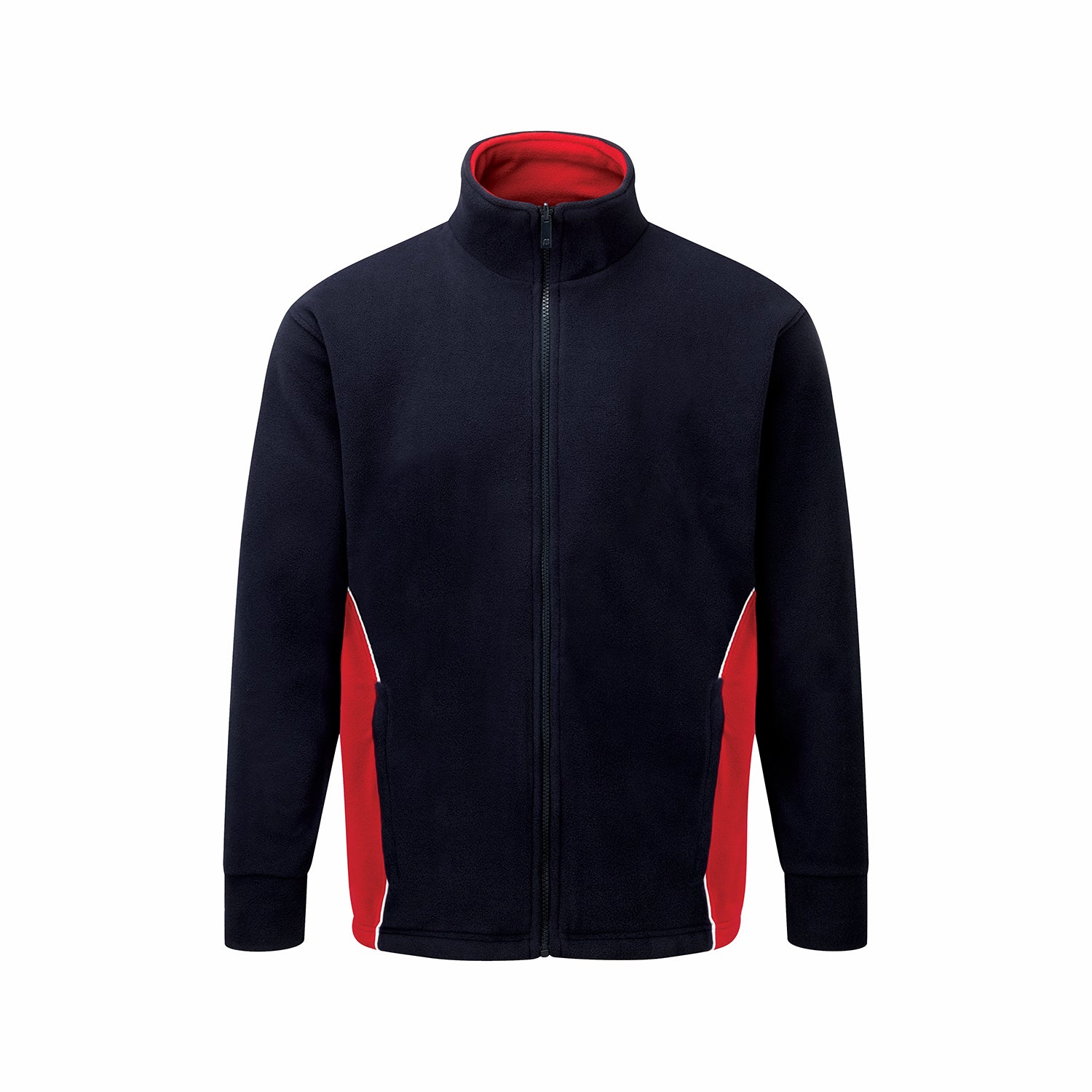 Orn Silverswift Fleece - Navy - Red - 3180 - Navy - Red - Customisable Softshells, Fleeces & Jackets