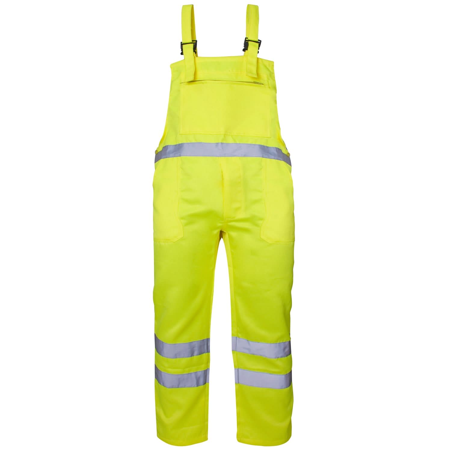 Supertouch - Hi Vis Polycotton Bib Trousers - H51 - Yellow - Customisable Bib & Brace