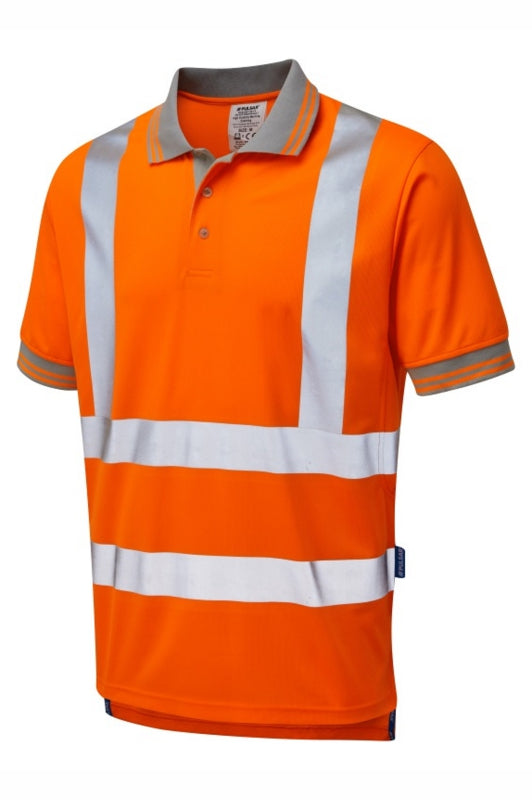 Short Sleeve Polo Shirt Orange Recycled Content - PR176 - 6XL - Customisable Polo Shirts