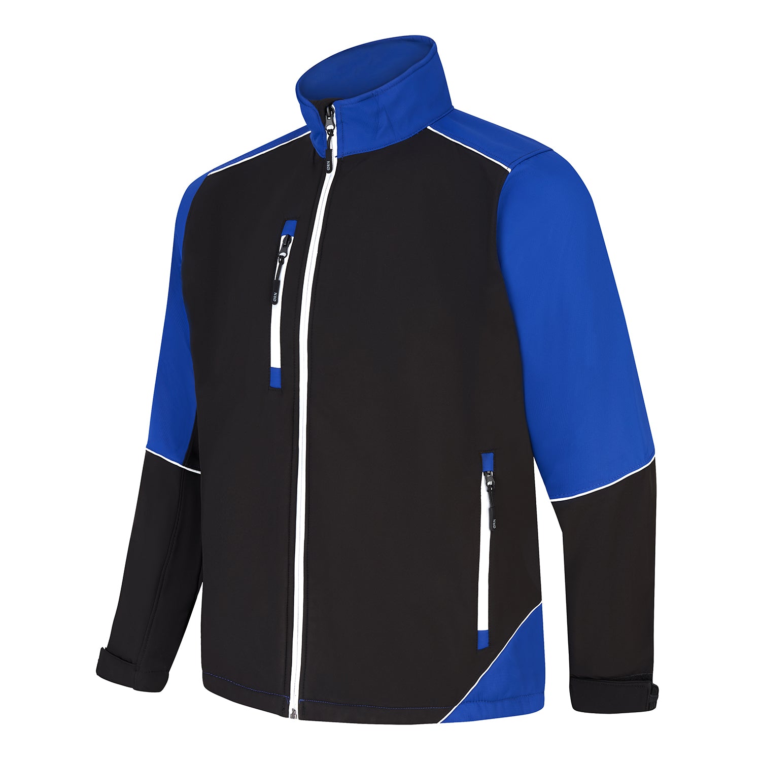 Orn Fireback Softshell - Black - Royal - 4283 - - Customisable Softshells, Fleeces & Jackets