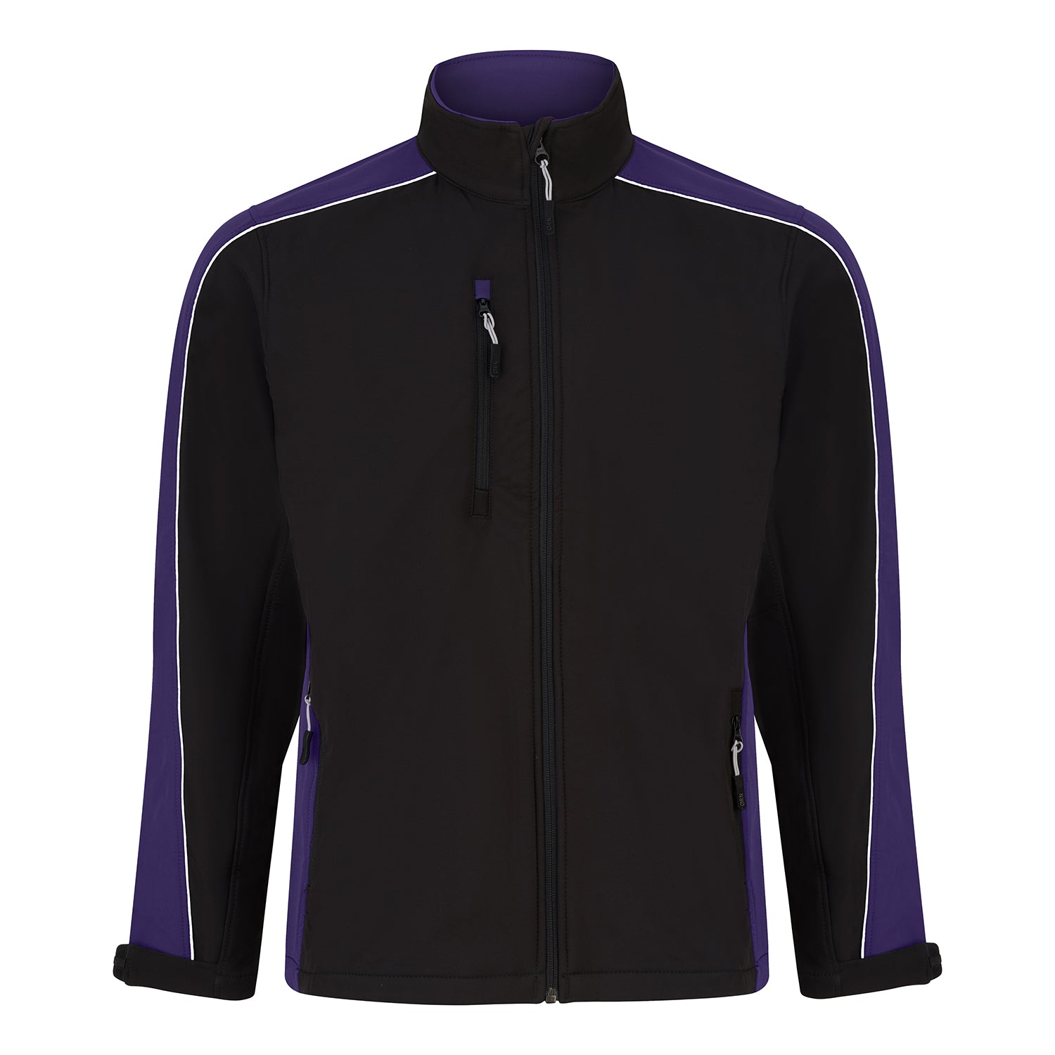 Orn Avocet Softshell - Black - Purple - 4288 - Black - Purple - Customisable Softshells, Fleeces & Jackets