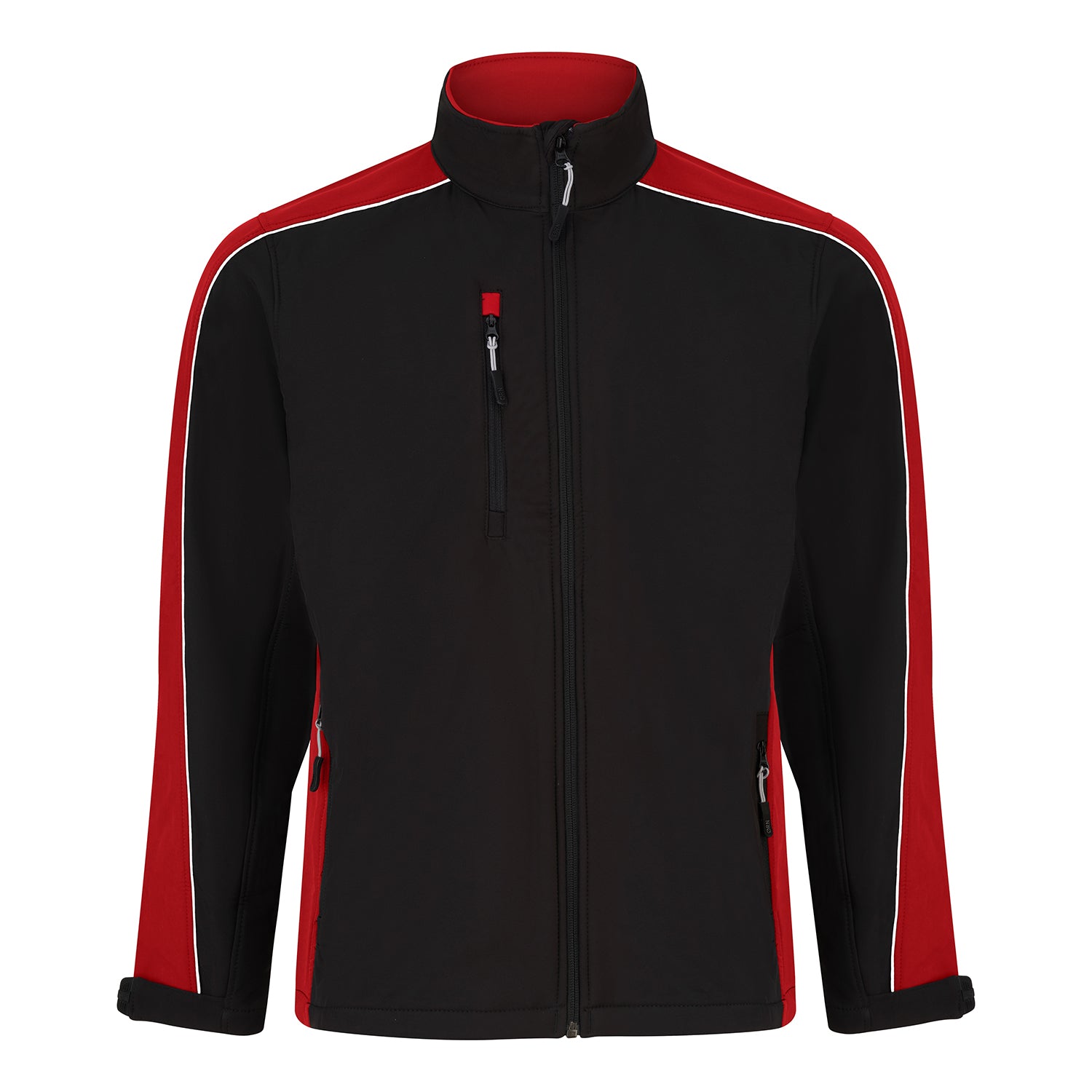 Orn Avocet Softshell - Black - Red - 4288 - Black - Red - Customisable Softshells, Fleeces & Jackets