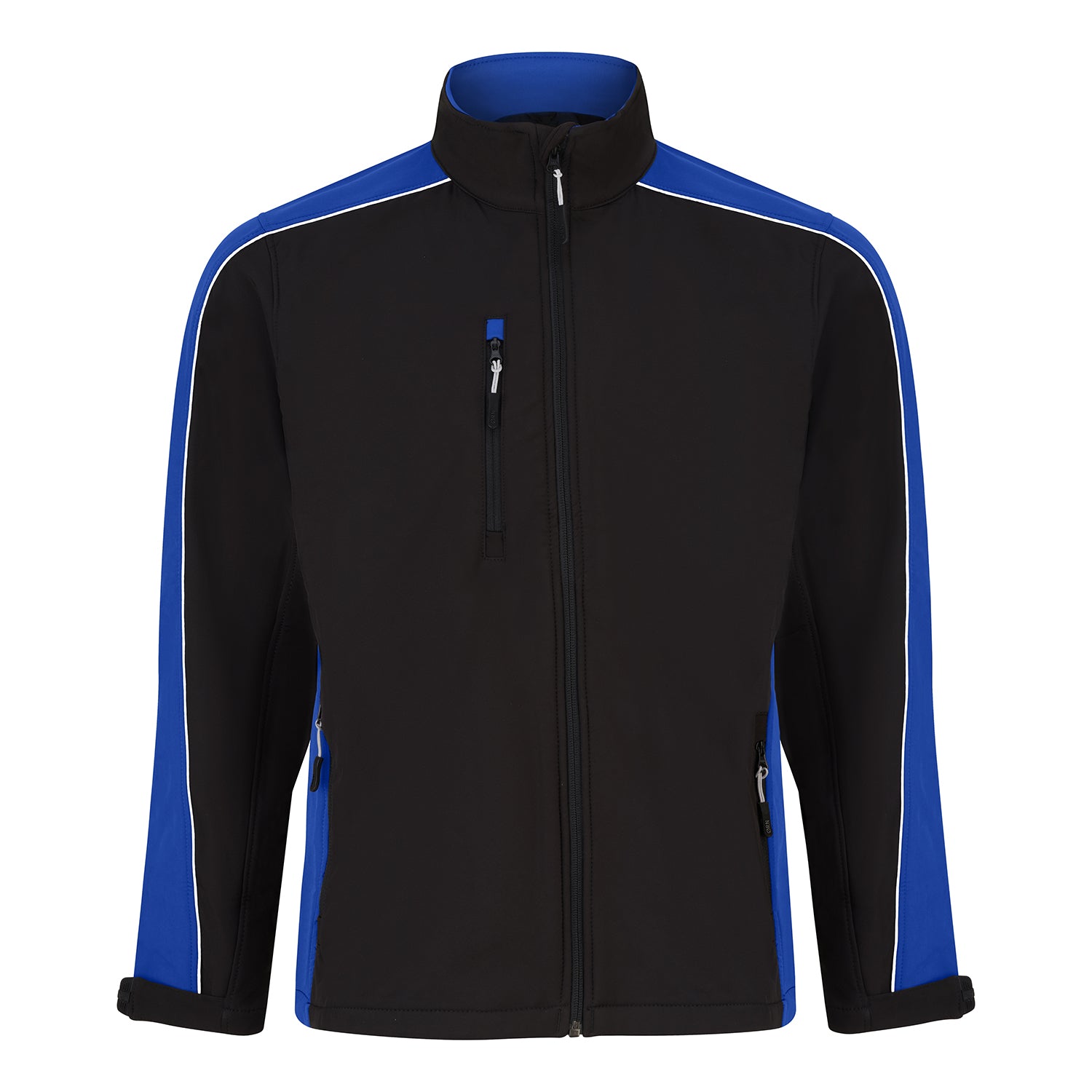 Orn Avocet Softshell - Black - Royal - 4288 - Black - Royal - Customisable Softshells, Fleeces & Jackets