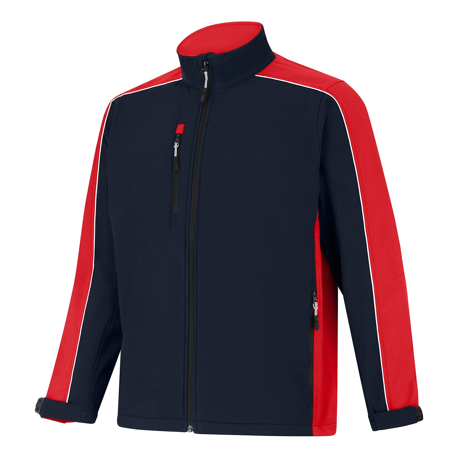 Orn Avocet Softshell - Navy - Red - 4288 - - Customisable Softshells, Fleeces & Jackets