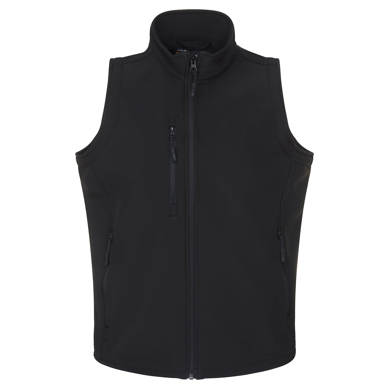 Orn Lapwing Softshell Gilet - Black - 4620 - Black - Customisable Softshells, Fleeces & Jackets
