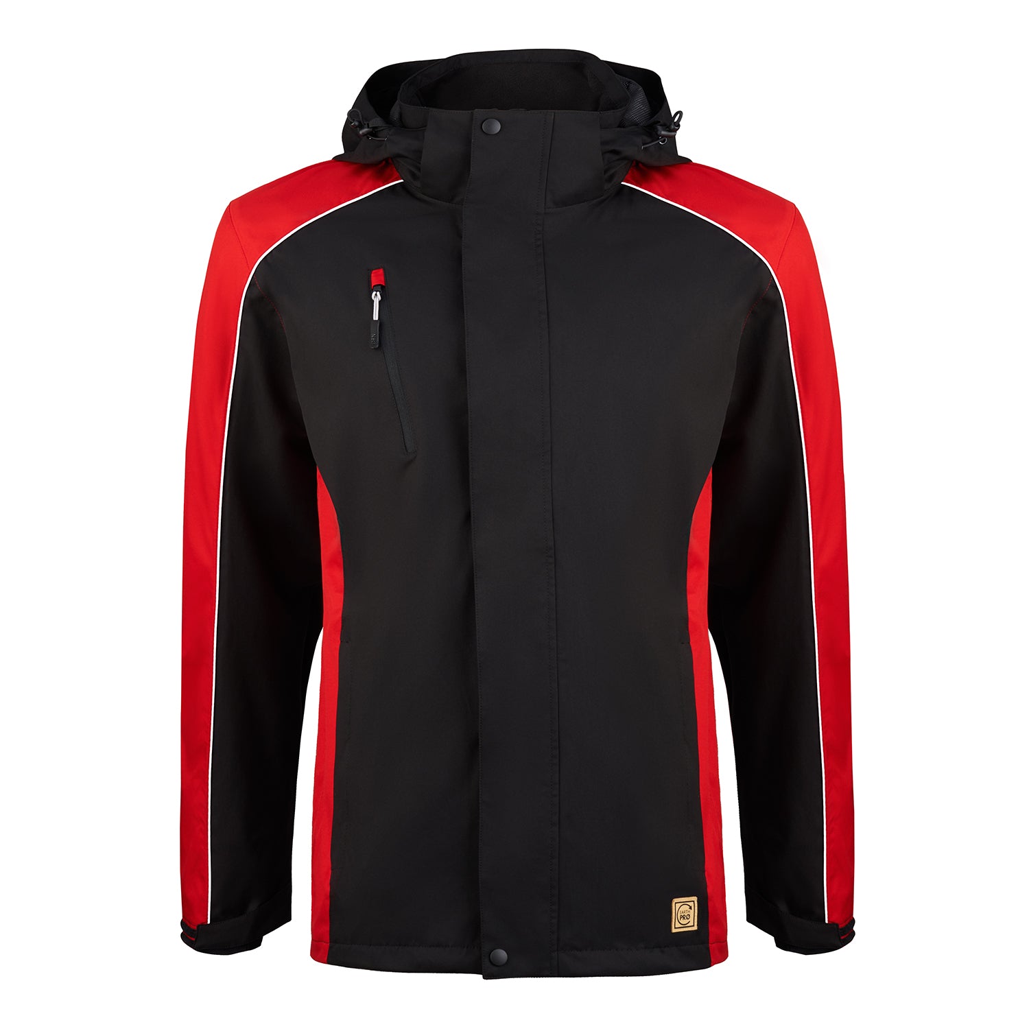 Orn Avocet EarthPro® GRS Jacket - Black - Red - 4688R - Black - Red - Customisable Softshells, Fleeces & Jackets