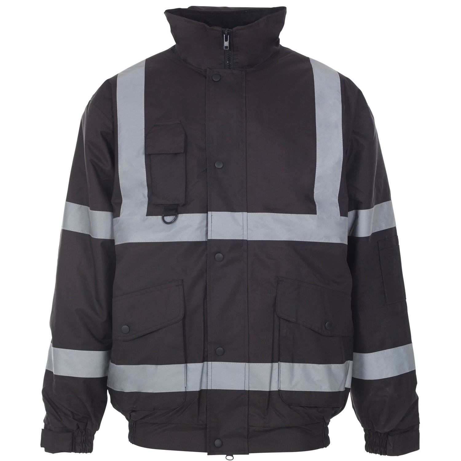 Security Bomber Jacket - With Tape - W20 - - Customisable Jacket