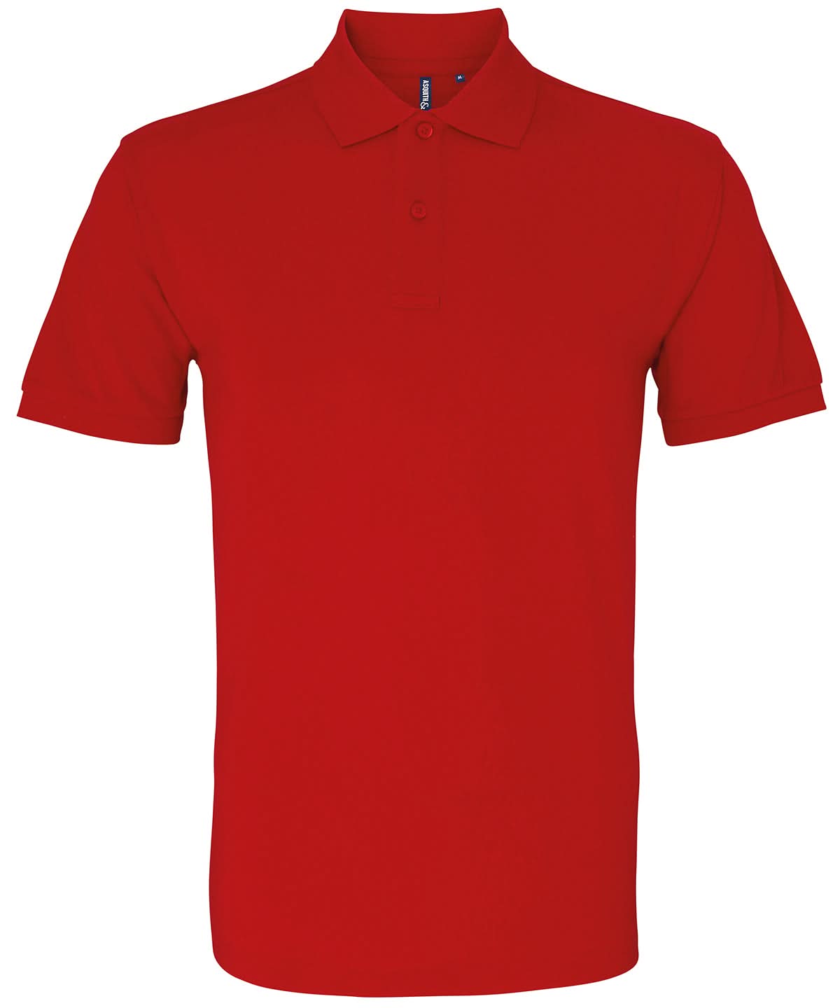 Asquith & Fox Asquith Fox Mens Classic fit polo Cherry Red AQ010 - Cherry Red - Customisable Polos