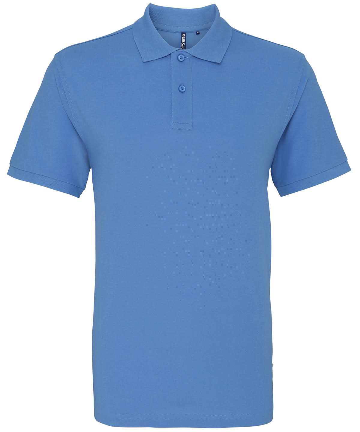 Asquith & Fox Asquith Fox Mens Classic fit polo Cornflower AQ010 - Cornflower - Customisable Polos