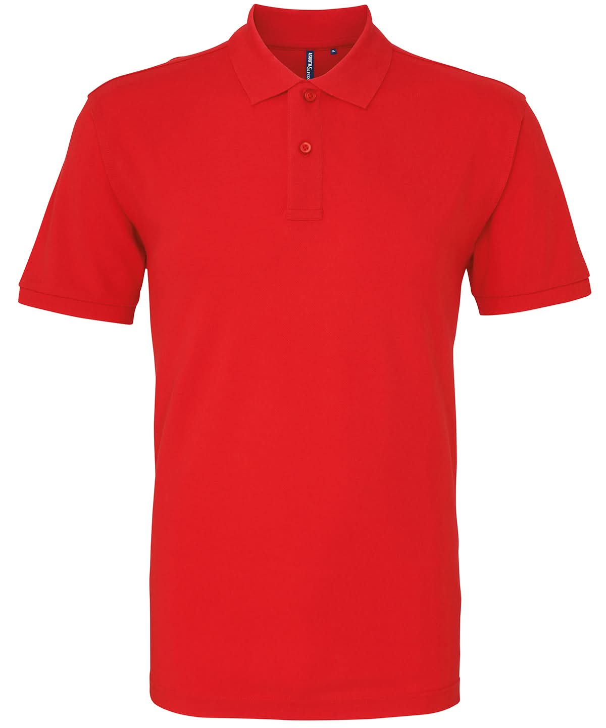 Asquith & Fox Asquith Fox Mens Classic fit polo Red AQ010 - Red - Customisable Polos