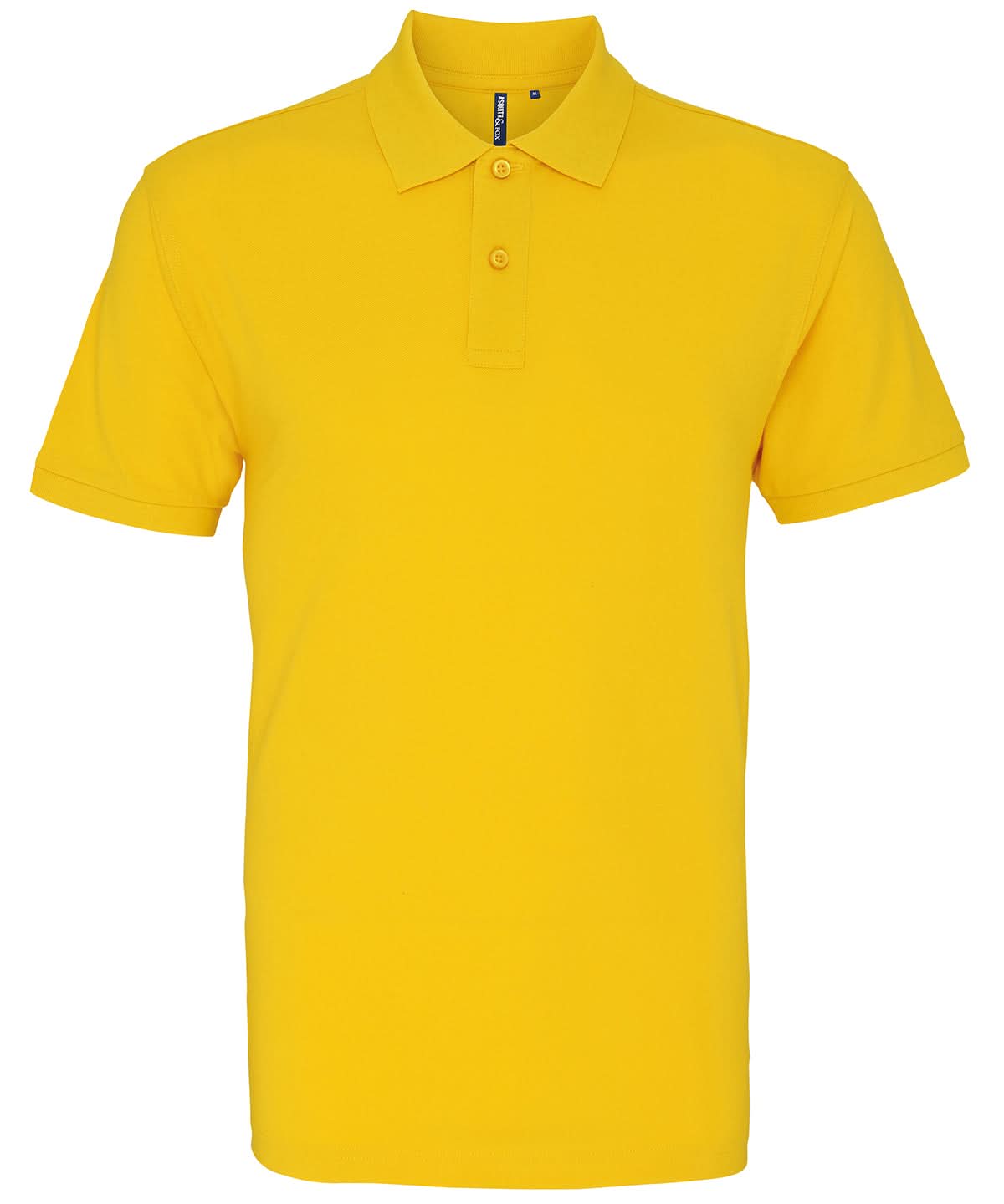 Asquith & Fox Asquith Fox Mens Classic fit polo Sunflower AQ010 - Sunflower - Customisable Polos