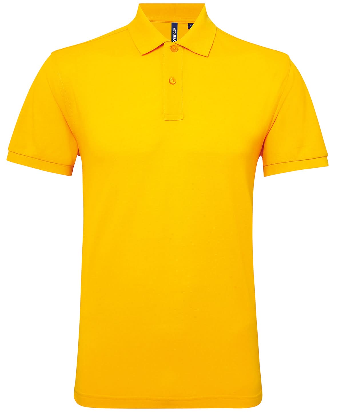 Asquith & Fox Asquith Fox Mens polycotton blend polo Sunflower AQ015 - Sunflower - Customisable Polos