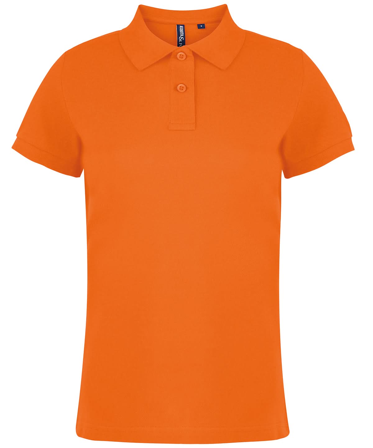 Asquith & Fox Asquith Fox Womens Classic fit polo Orange AQ020 - Orange - Customisable Polos