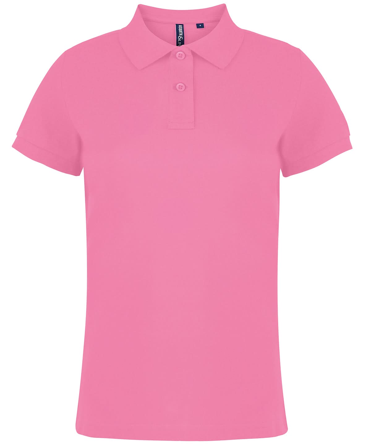 Asquith & Fox Asquith Fox Womens Classic fit polo Pink Carnation AQ020 - Pink Carnation - Customisable Polos