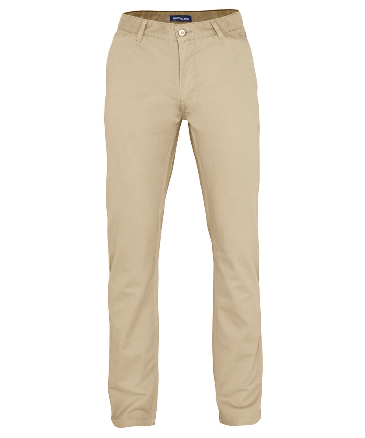 Asquith & Fox Mens Classic fit chinos AQ050 - Natural - Customisable Chinos