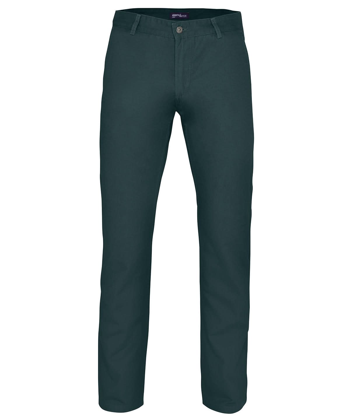 Asquith & Fox Mens Classic fit chinos AQ050 - Slate - Customisable Chinos