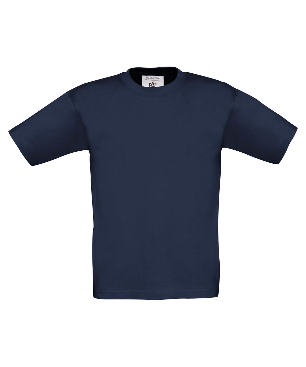 B&C Collection Exact 150 kids Navy B150B - Navy - Customisable T-Shirt