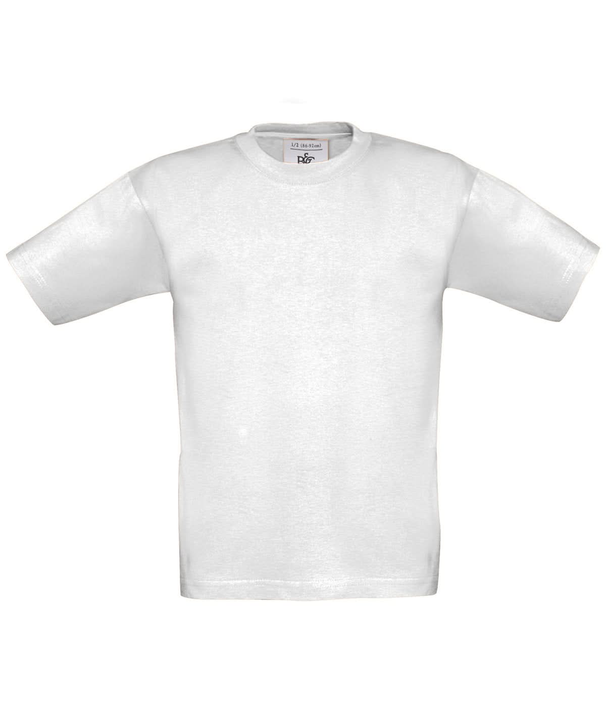 B&C Collection Exact 190 kids B190B - White - Customisable T-Shirt