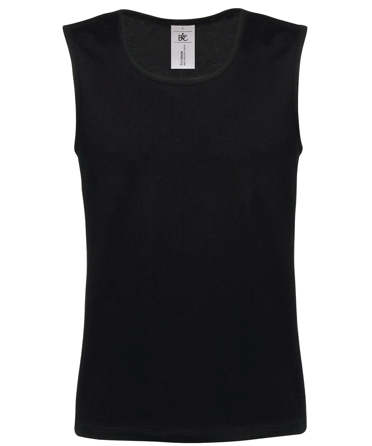B&C Collection Athletic move BA110 - Black - Customisable T-Shirt