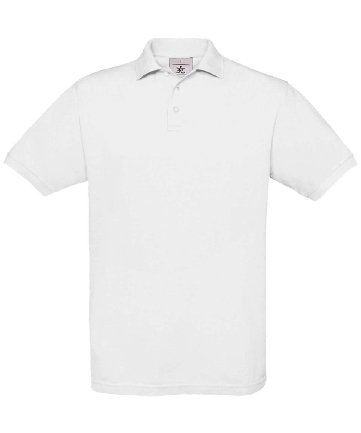 B&C Collection Safran BA301 - White M - Customisable Polos
