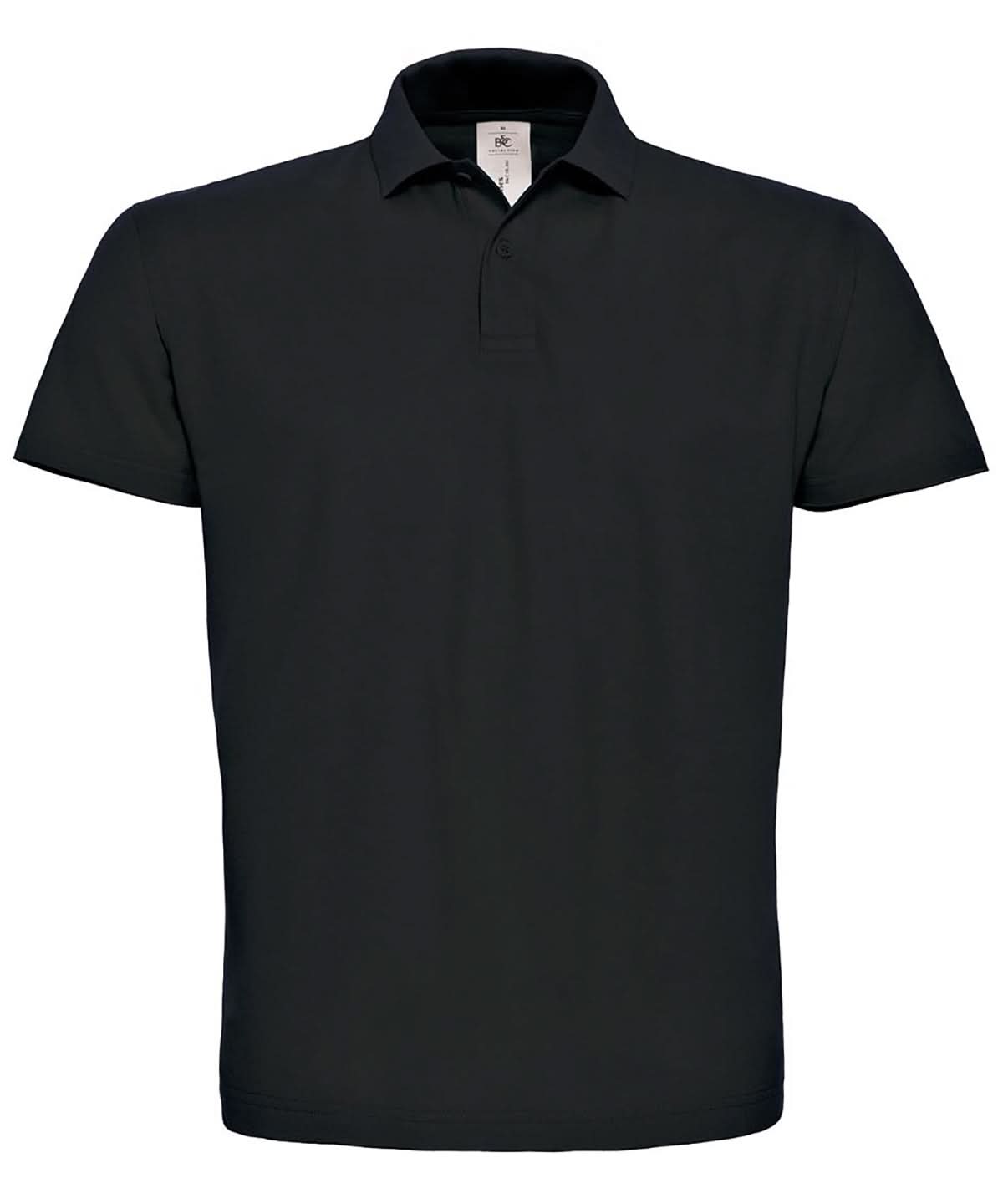 B&C Collection ID 001 polo Black BA306 - Black - Customisable Polos