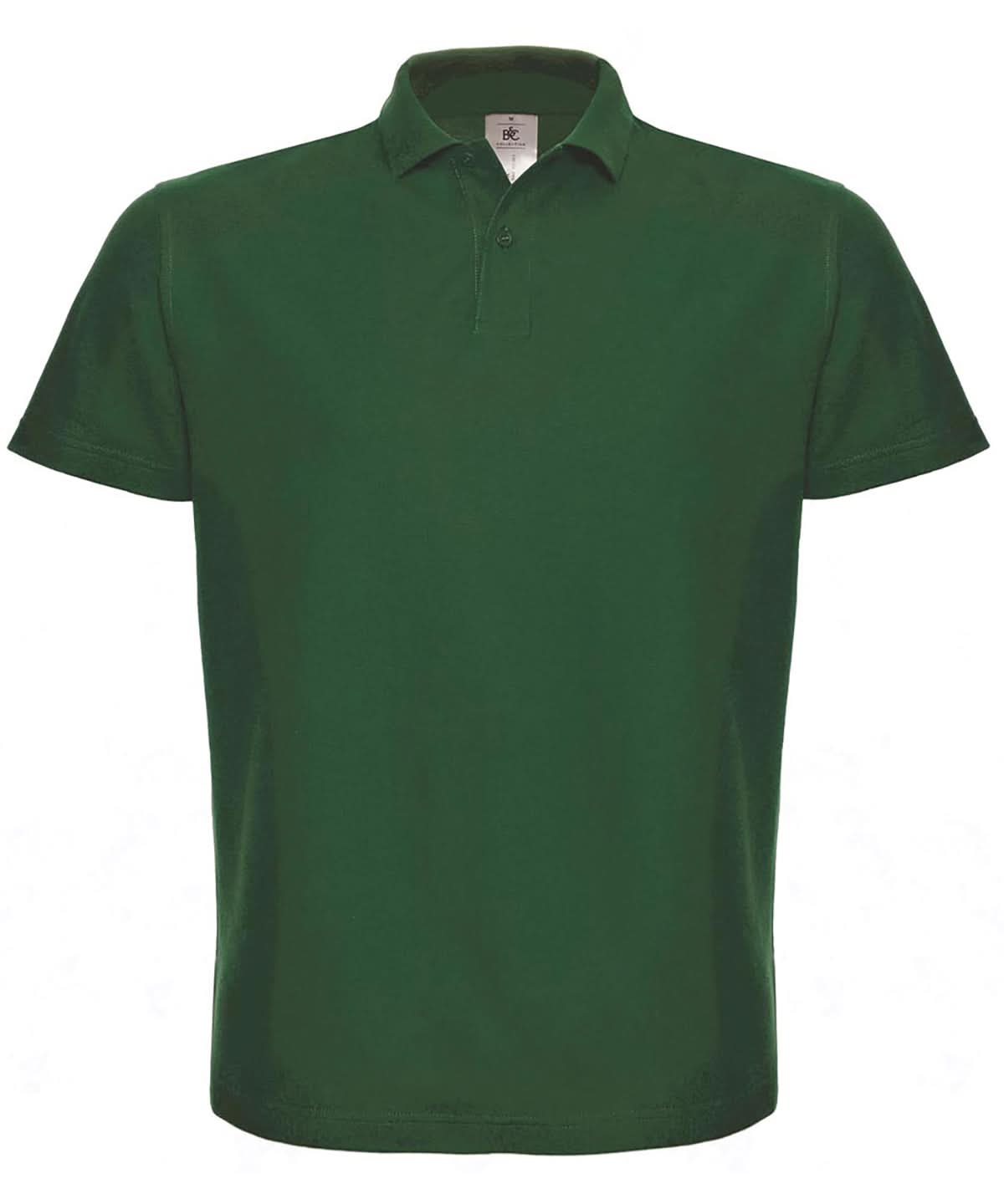 B&C Collection ID 001 polo Bottle Green BA306 - Bottle Green - Customisable Polos