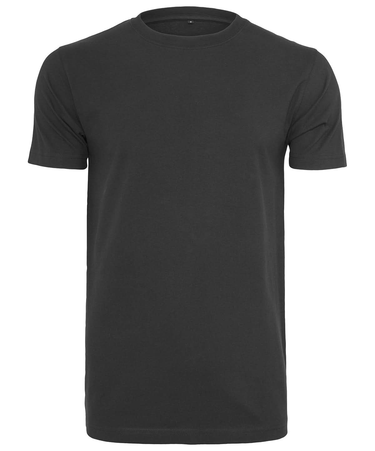 Build Your Brand BYB T shirt round neck Black BY004 - Black - Customisable T-Shirt