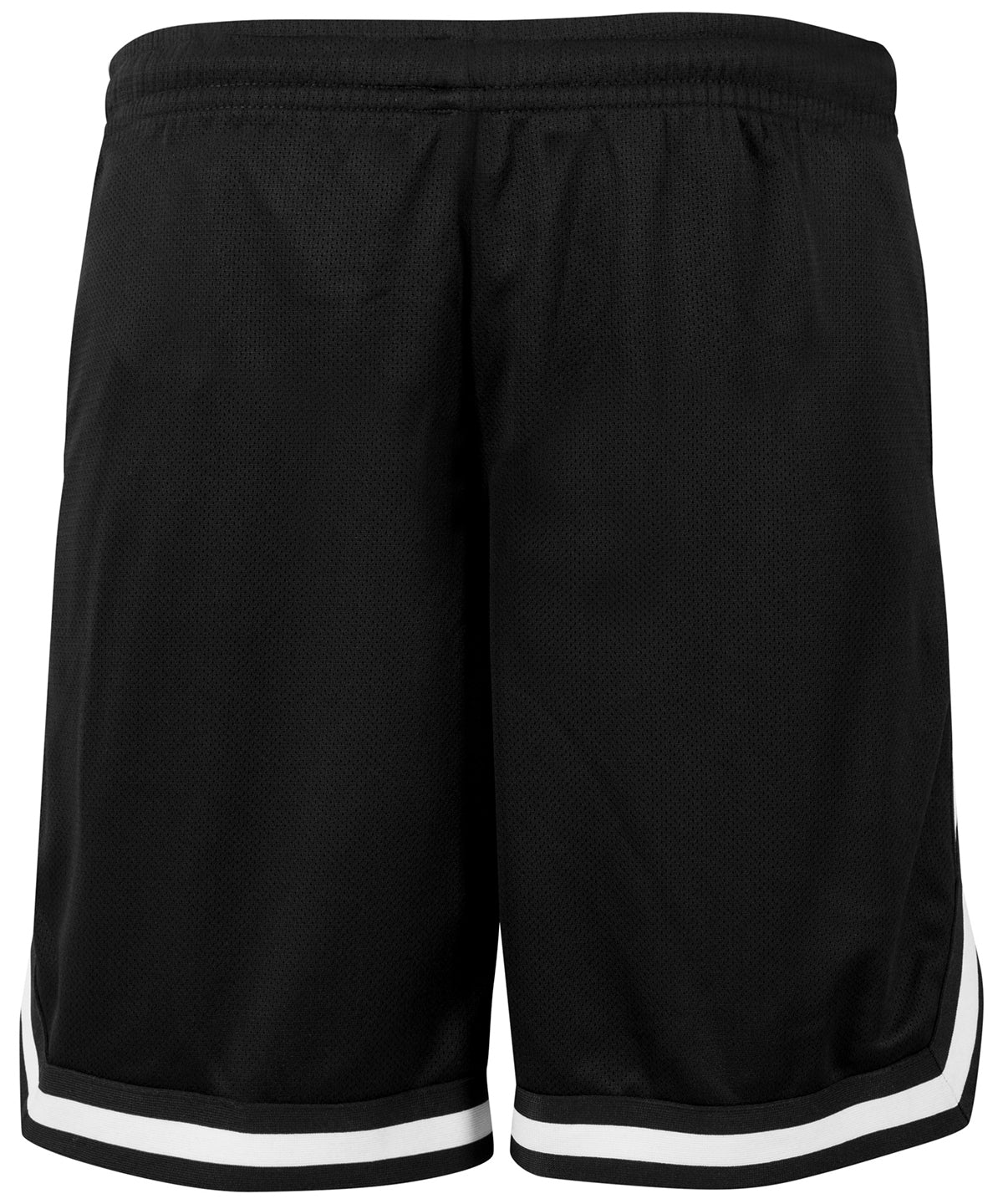 Two-tone mesh shorts - BY047 - Black White - Customisable Shorts